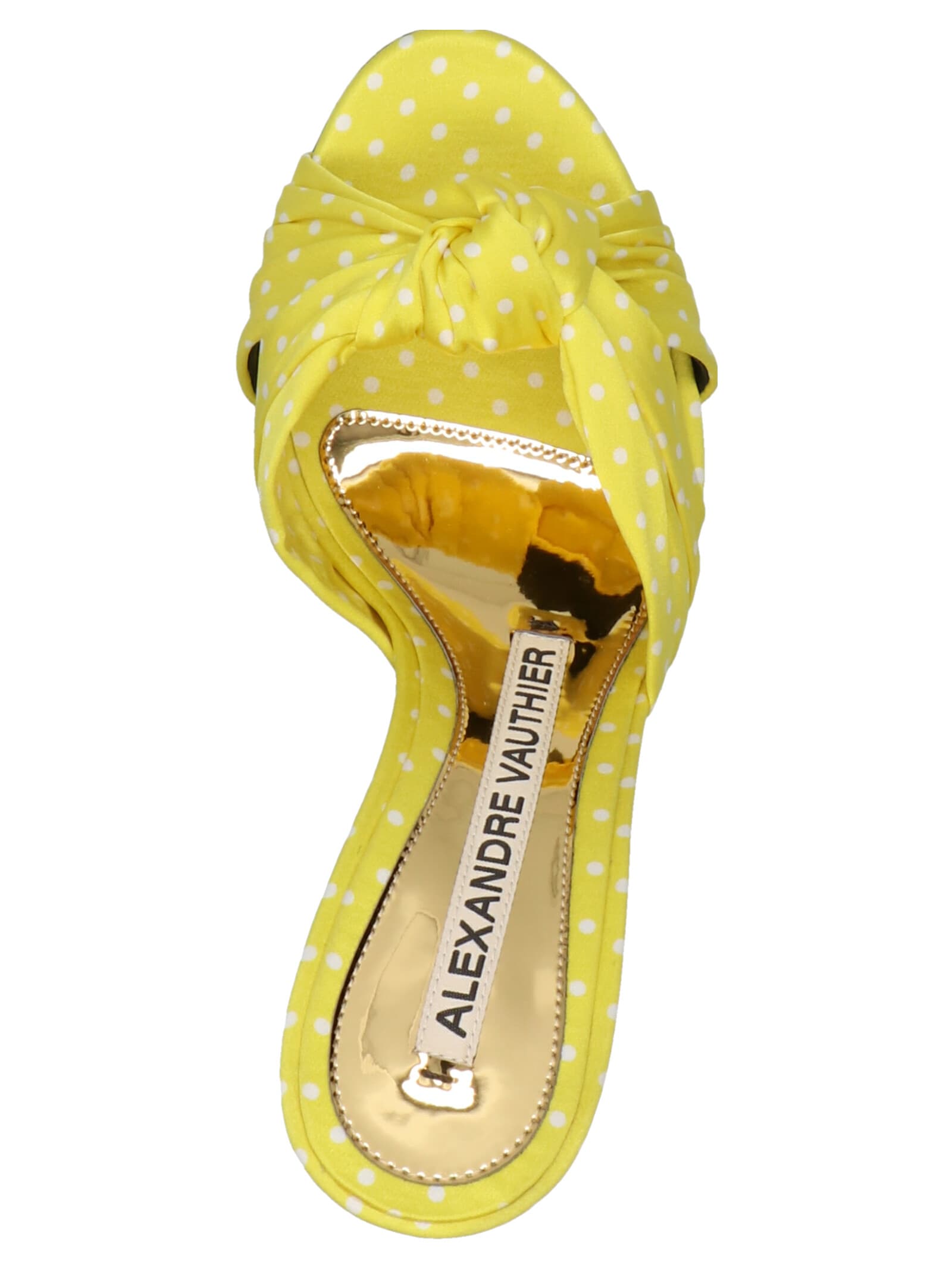Shop Alexandre Vauthier Basic Sandals In Yellow