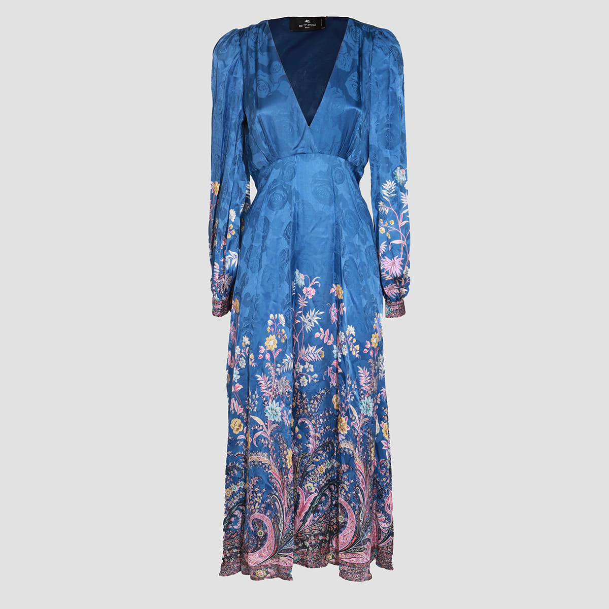 Blue Viscose Dress