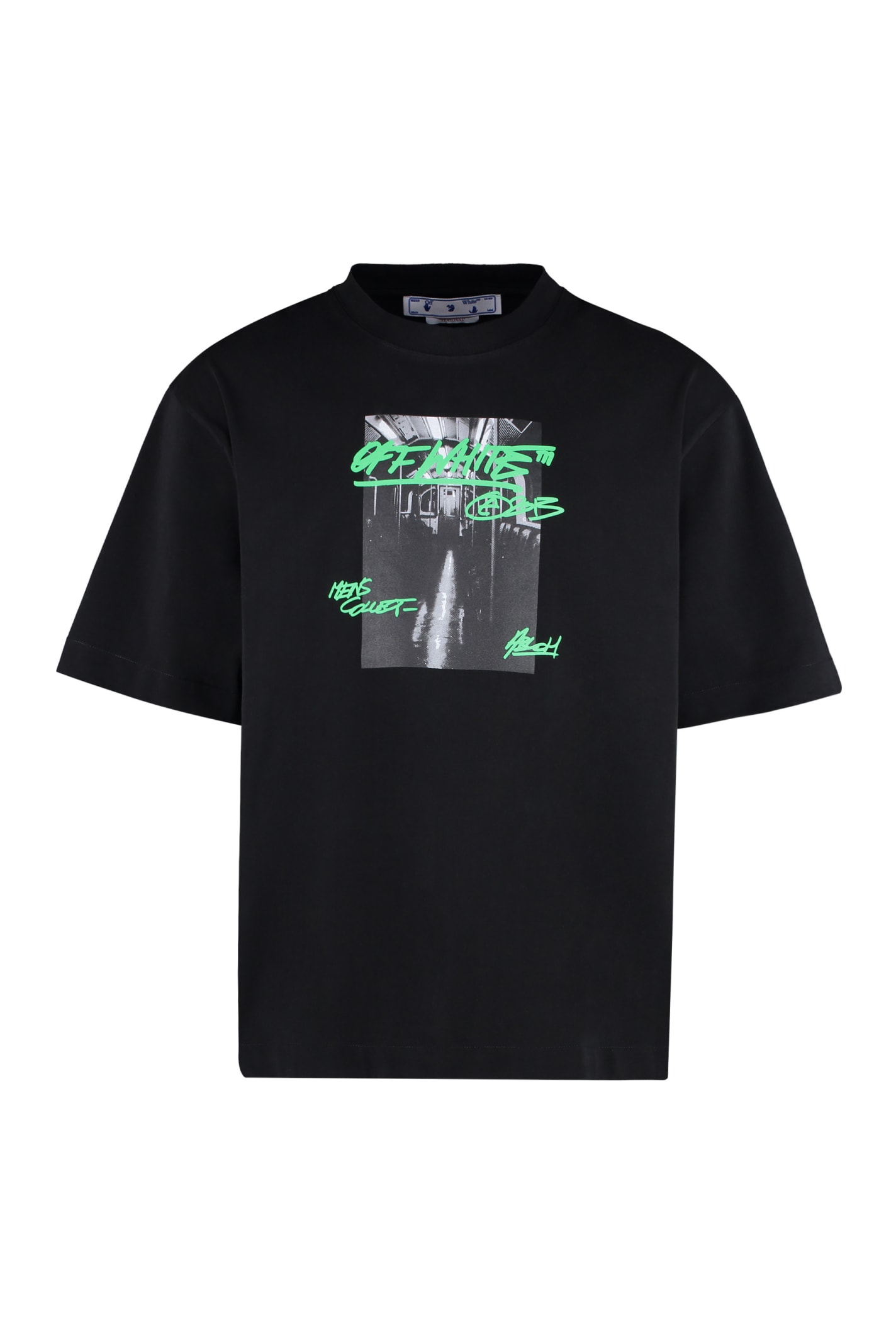 Off-White Printed Cotton T-shirt