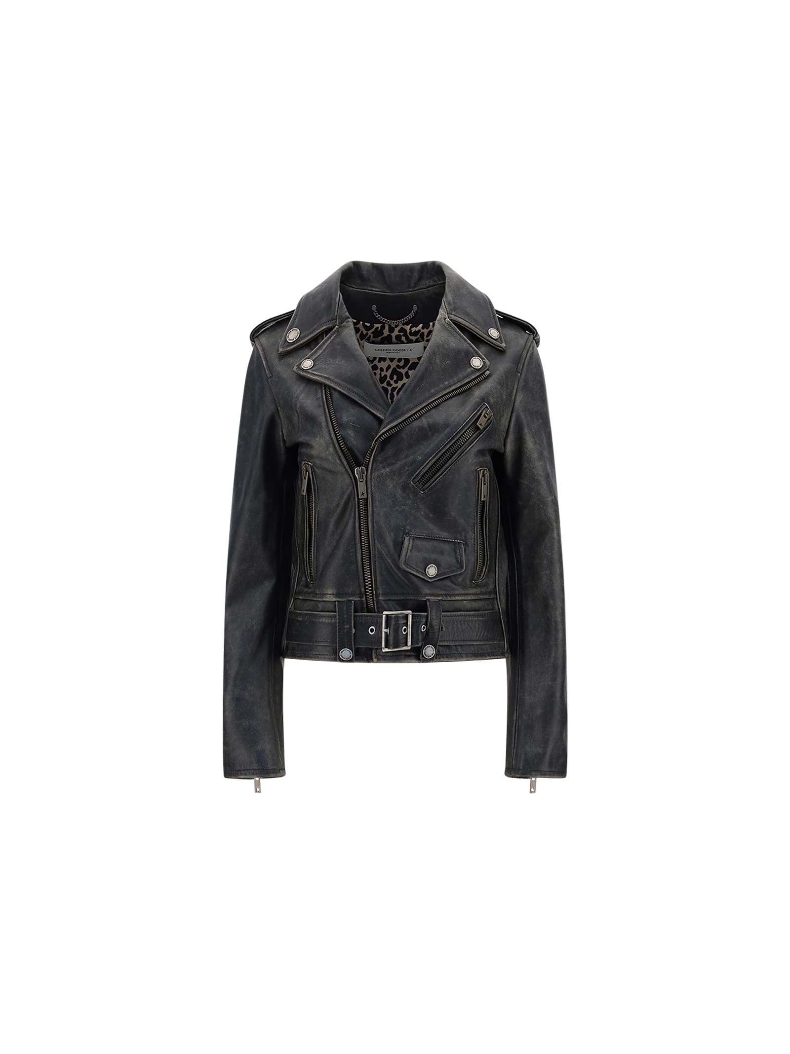 Shop Golden Goose Jacket In Black