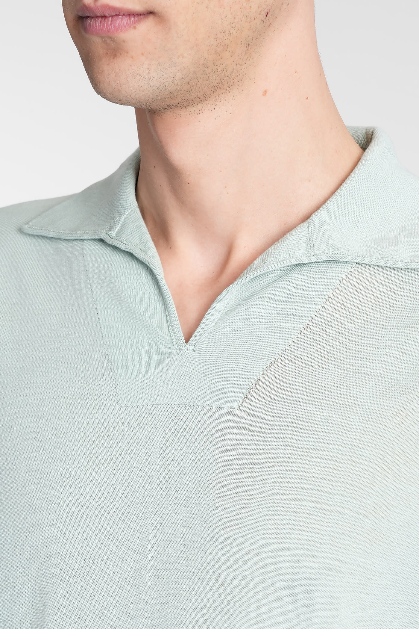 Ballantyne Polo In Green Cotton In Green