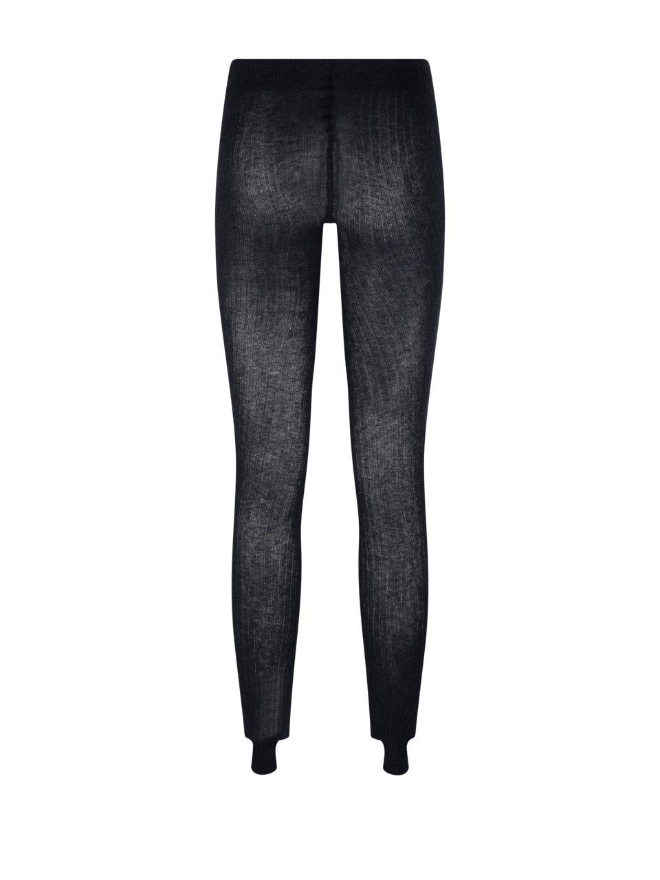 Max Mara High Waist Knitted Tights In Grey