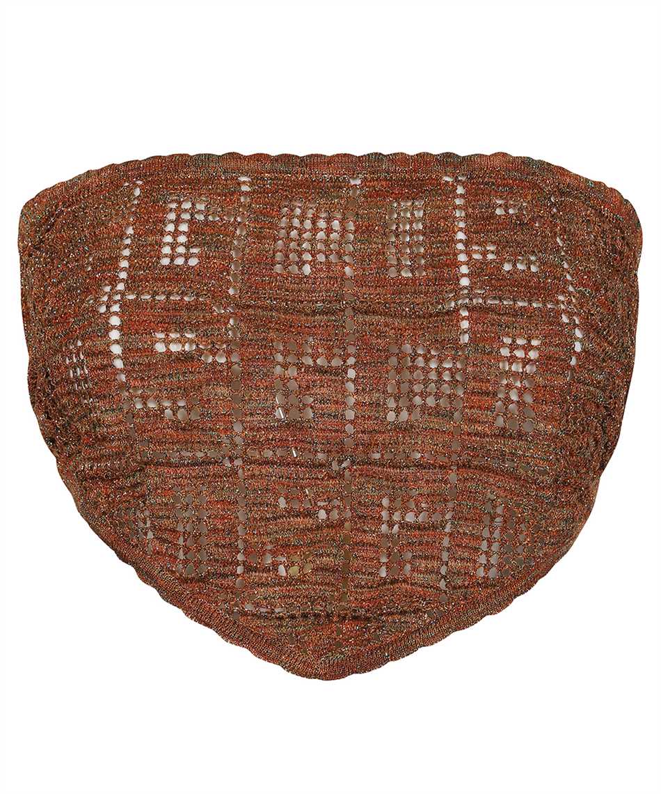 Gcds Knitted Top In Brown