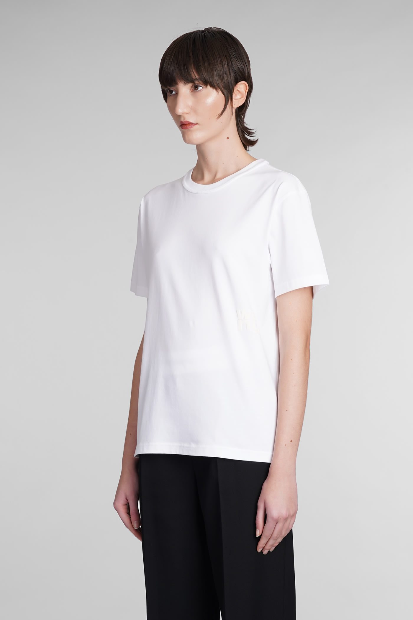 Shop Alexander Wang T-shirt In White Cotton