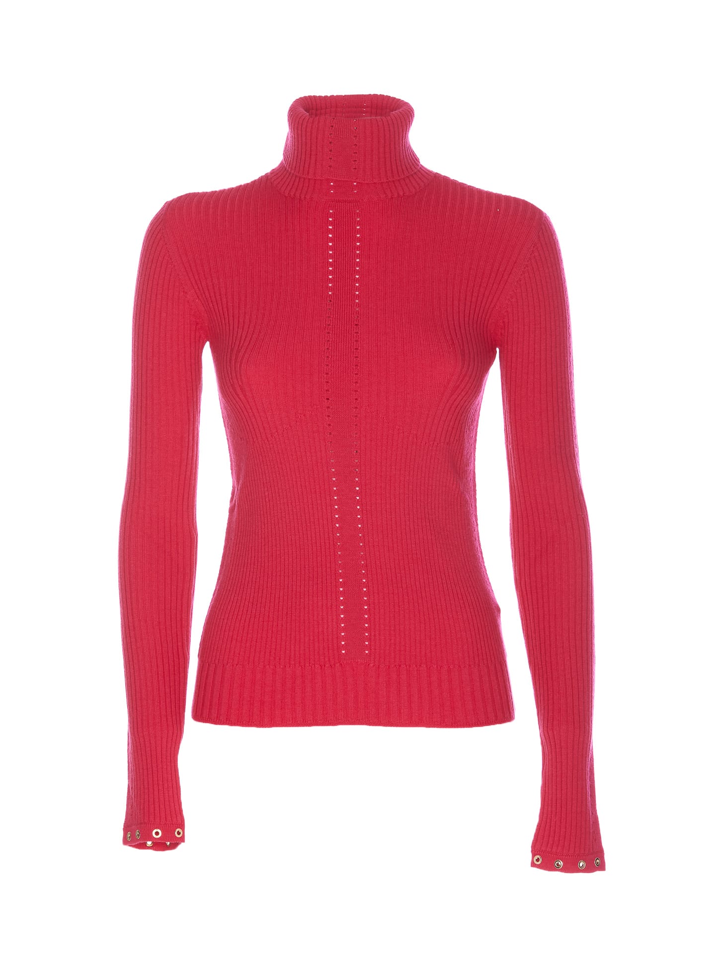 Shop Patrizia Pepe Sweater In Fuchsia