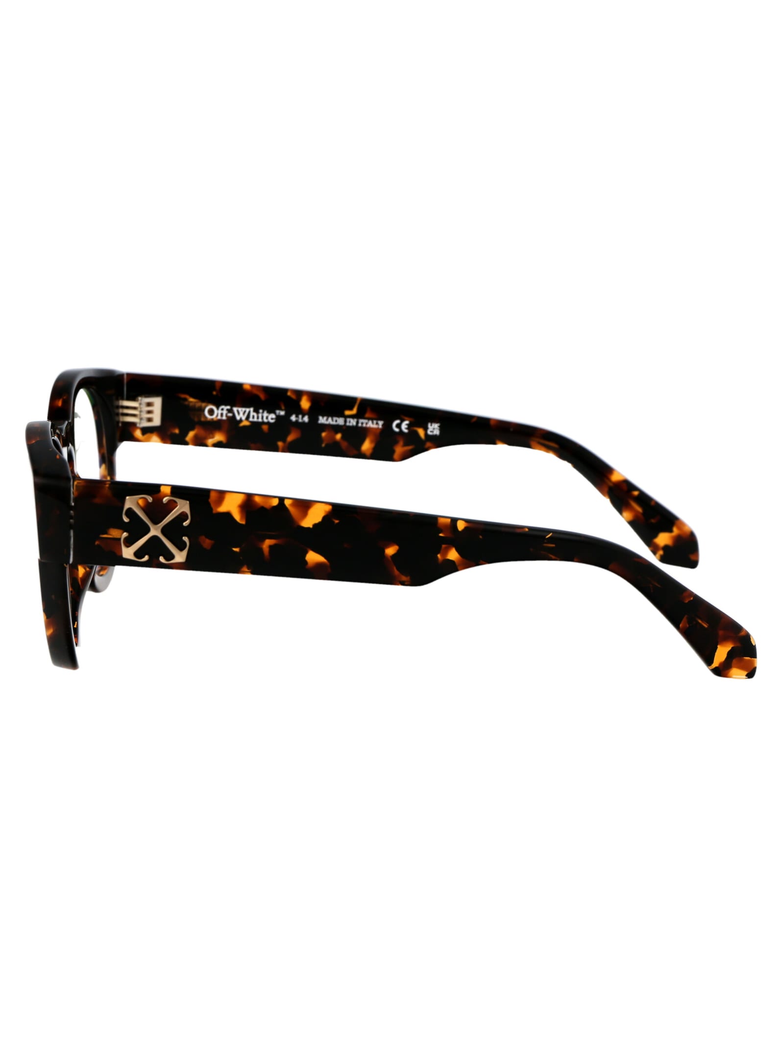 Shop Off-white Optical Style 58 Glasses In 6000 Havana