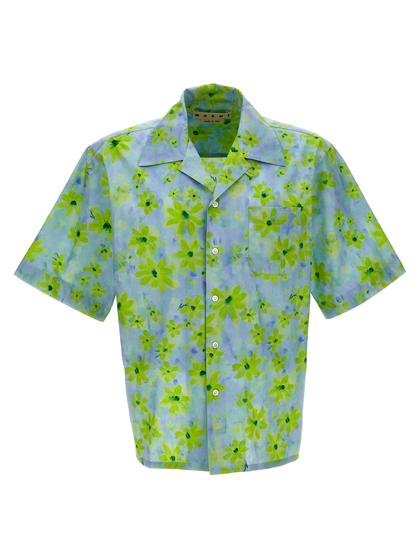 Shop Marni Parade Shirt In Green