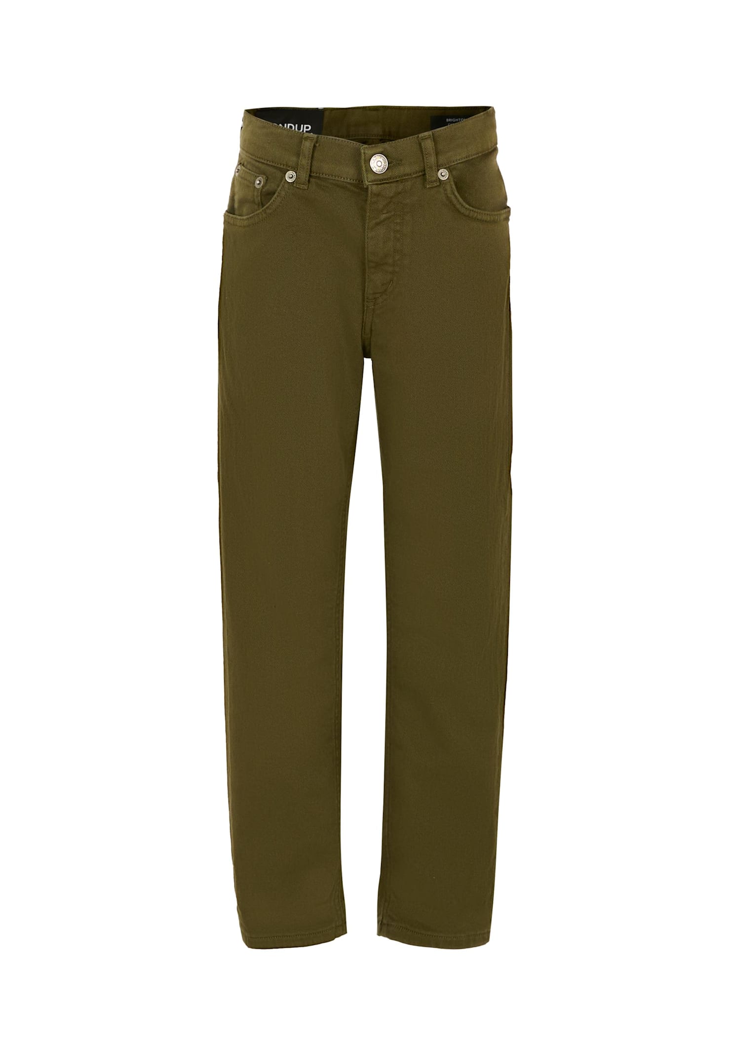 Dondup Kids' Green Jeans For Boy With Logo