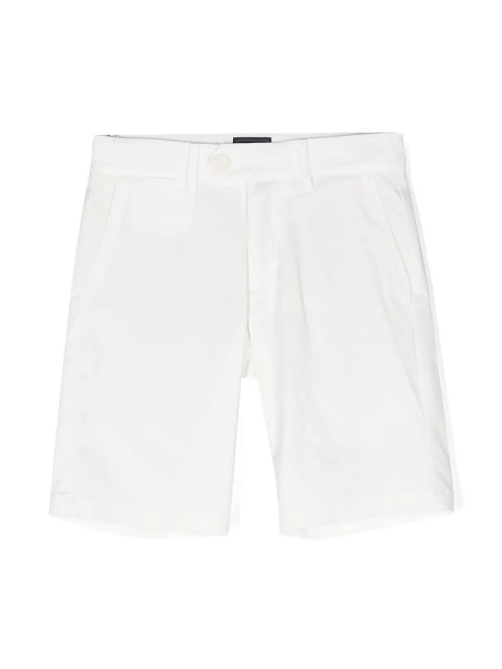 Shop Fay Tailored Bermuda Shorts In Cream