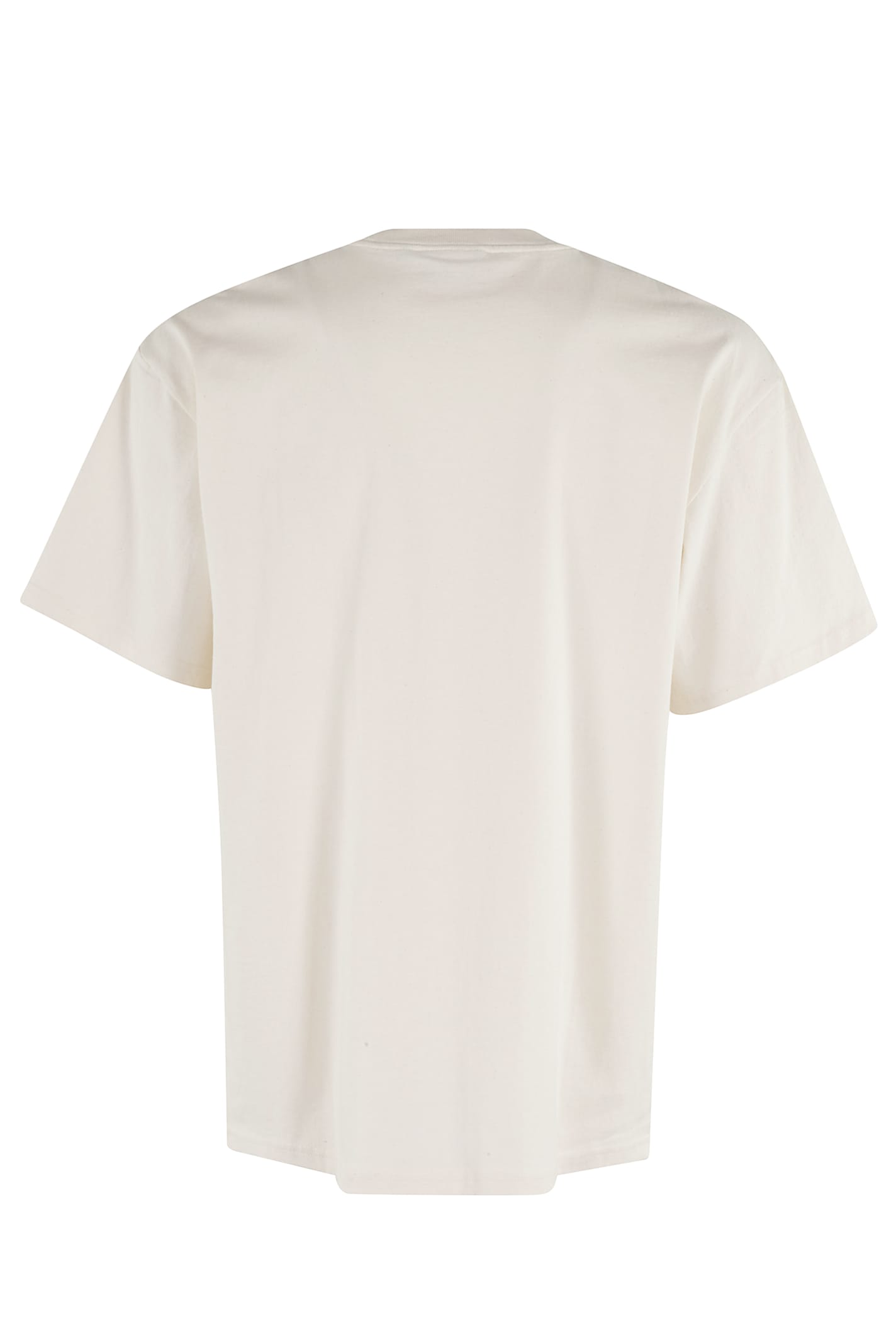 Carhartt T-shirt With Pocket And Heart Patch In Neutral