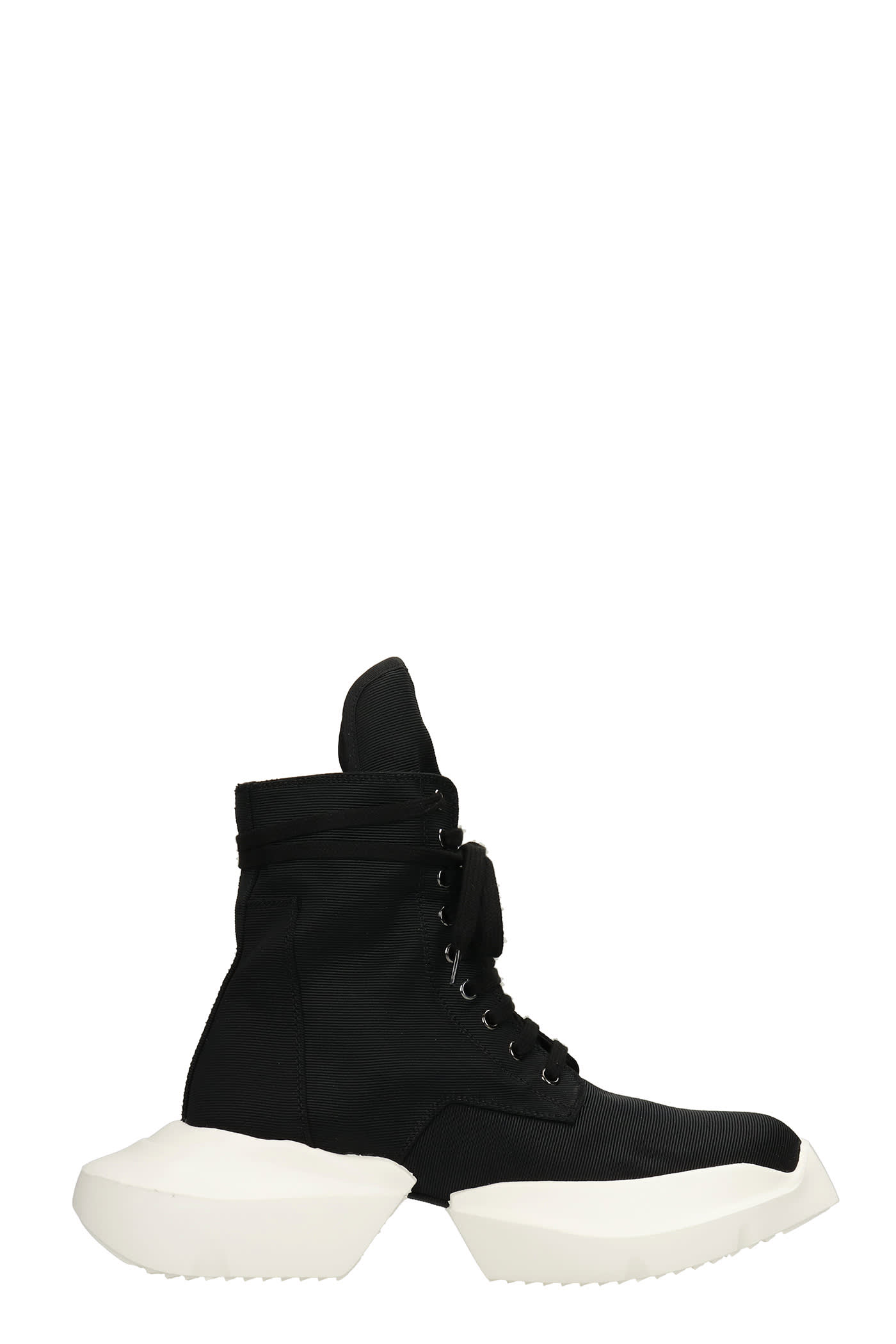 DRKSHDW Army Sneakers In Black Cotton