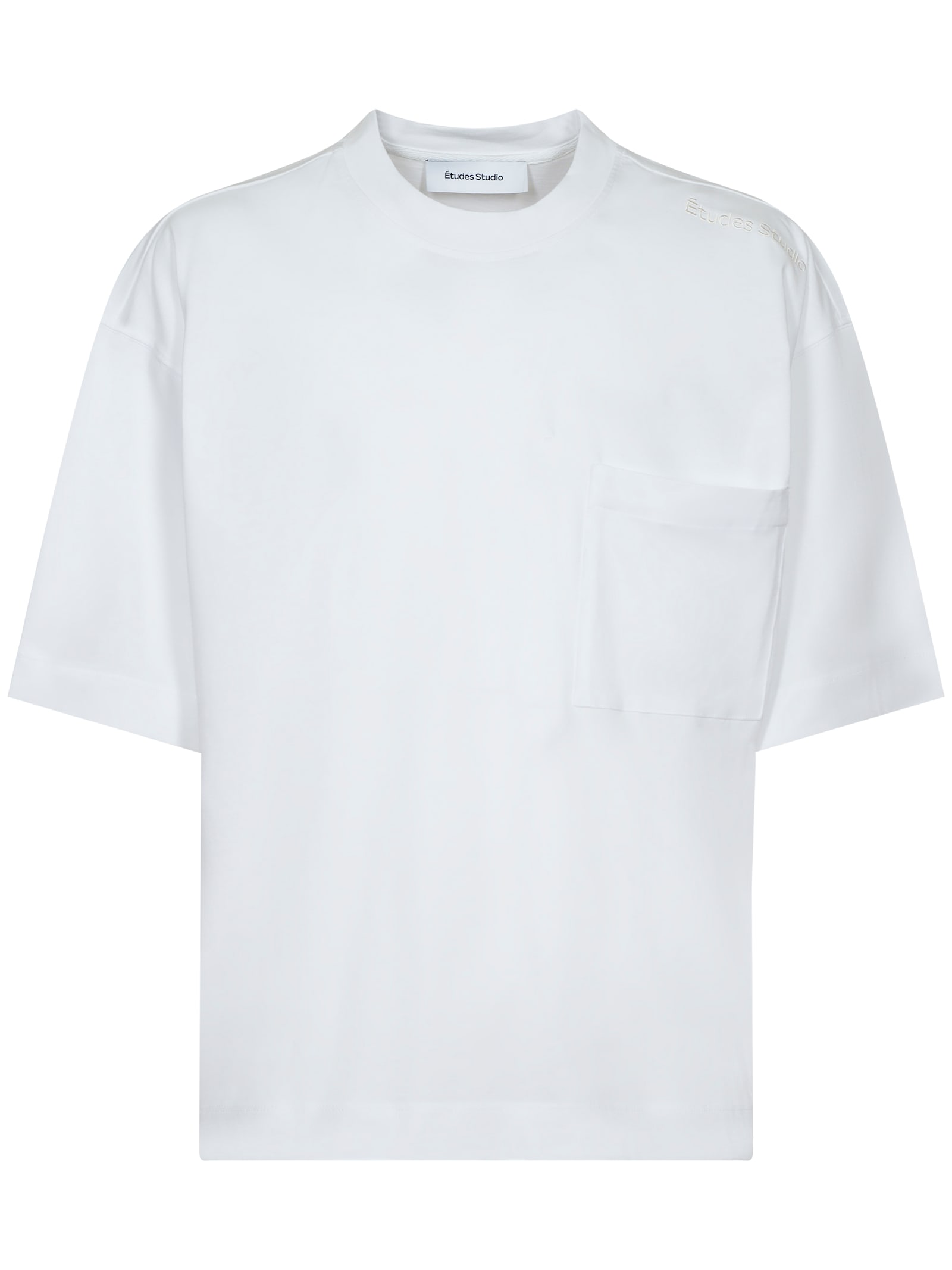 Études Patched Pocket Round Neck T-shirt