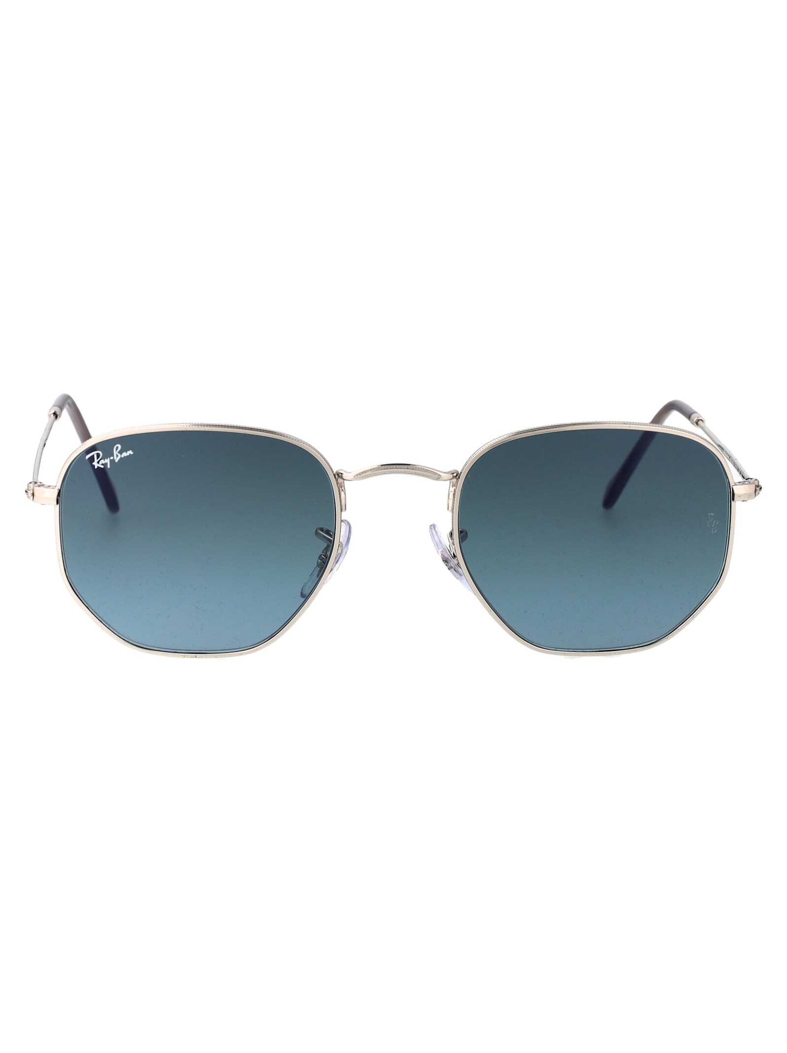 Shop Ray Ban 0rb3548n Sunglasses In Silver