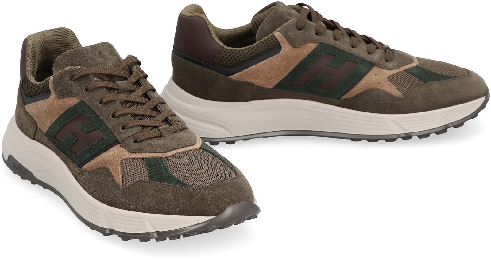 Hogan Hyperlight Low-top Sneakers In Green