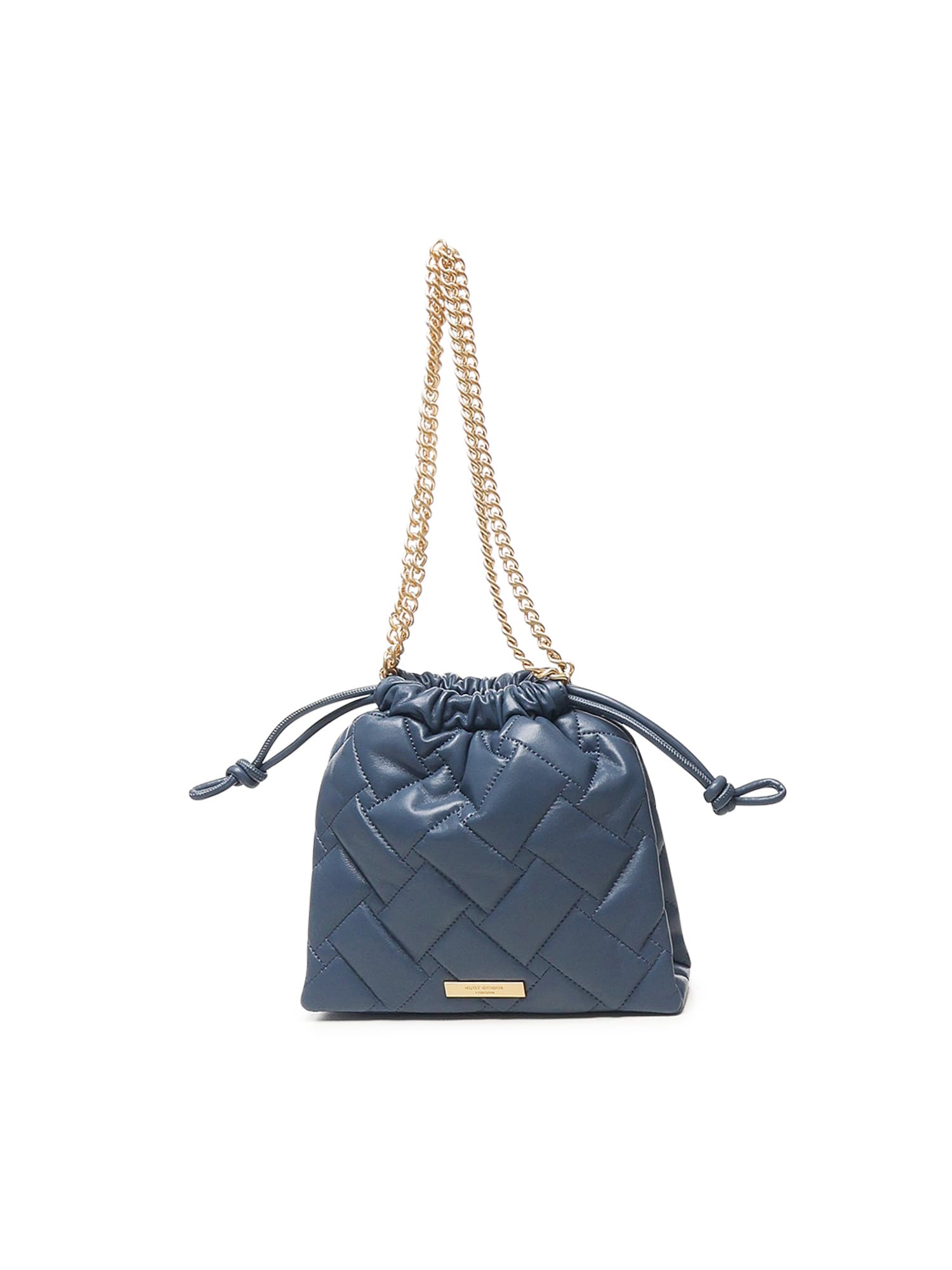 Kurt Geiger Kensington Drawstring Mini Bag In Blue
