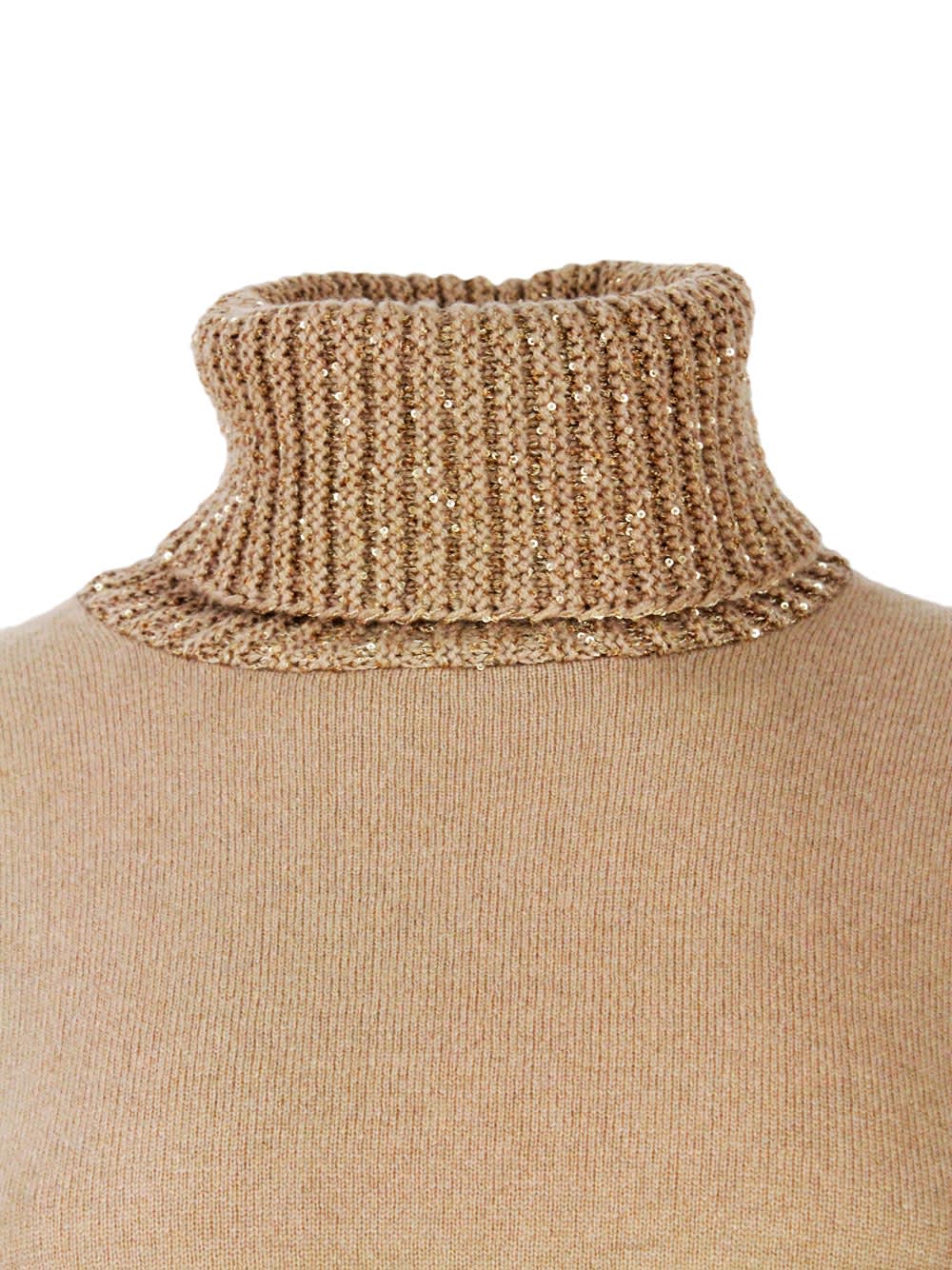 Shop Fabiana Filippi Sweater In Brown