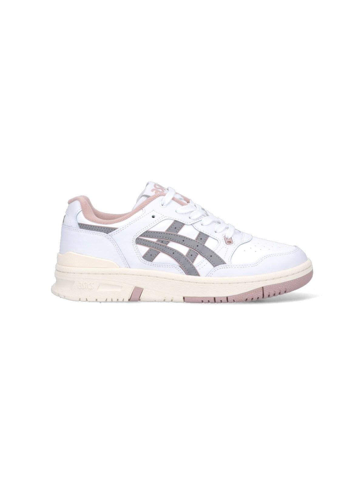 Shop Asics Ex89 Sneakers In White/clay Grey