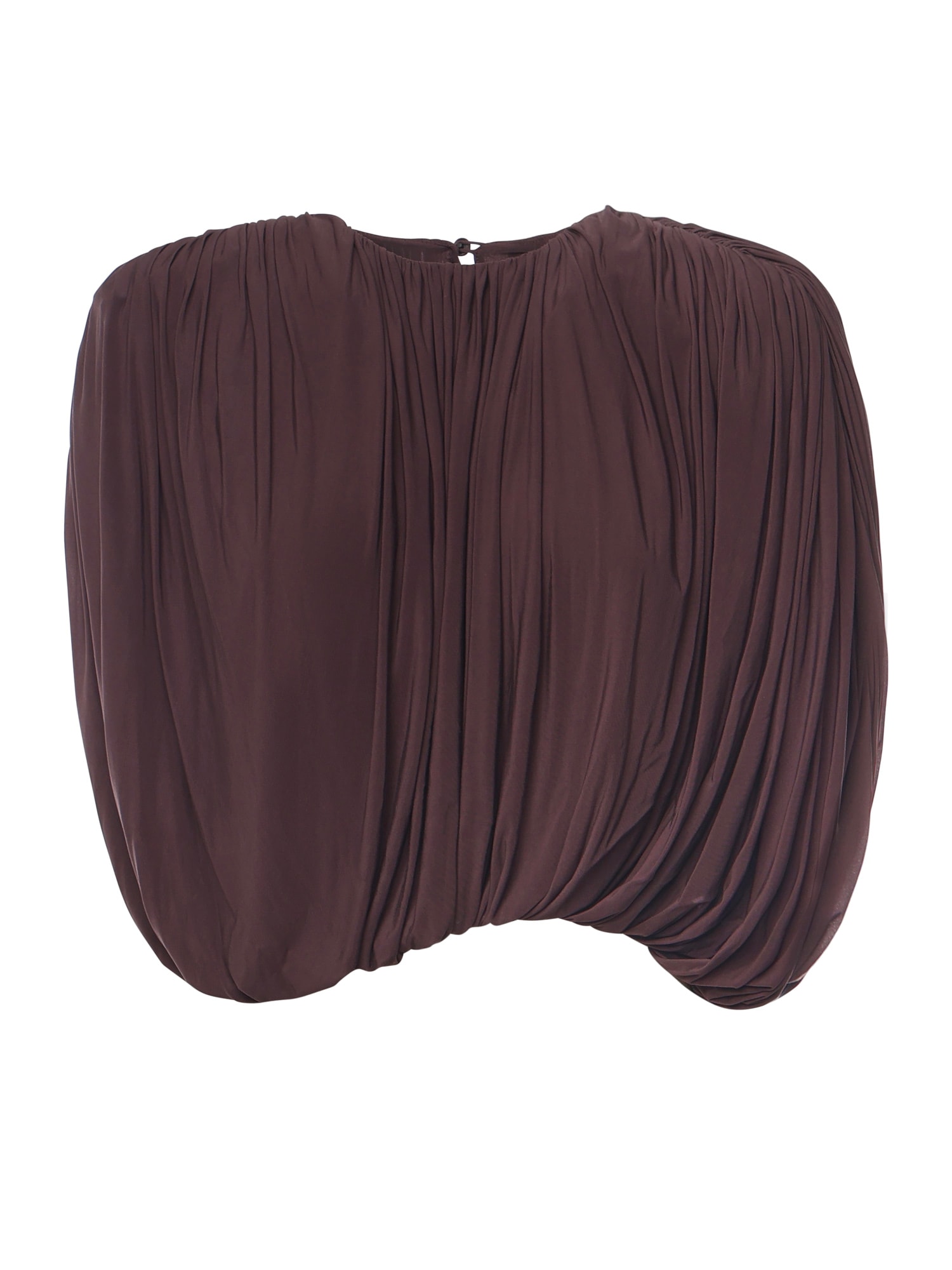 Magda Butrym Asymmetrical Top In Brown