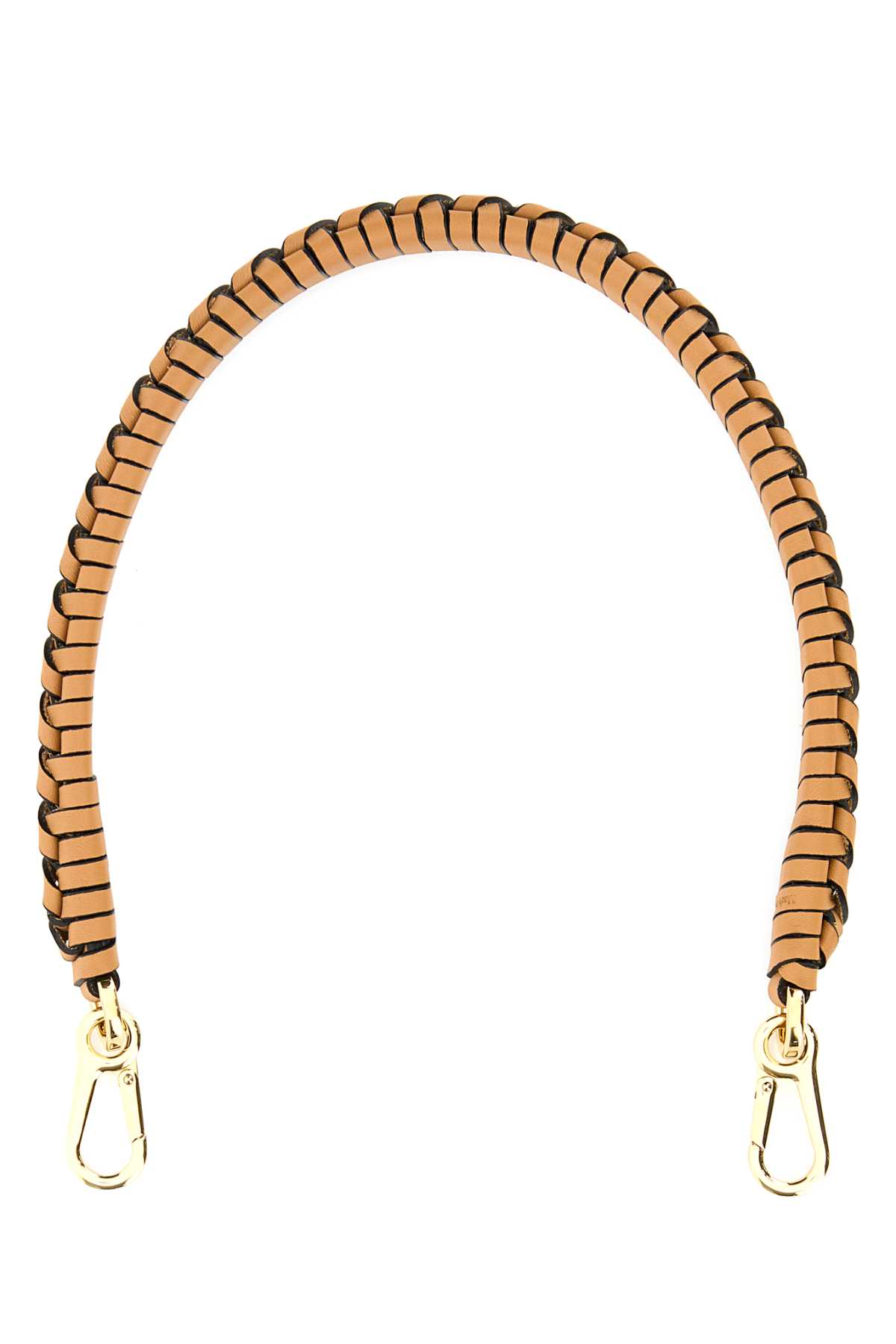 Shop Loewe Camel Leather Shoulder Strap In Warmdesert