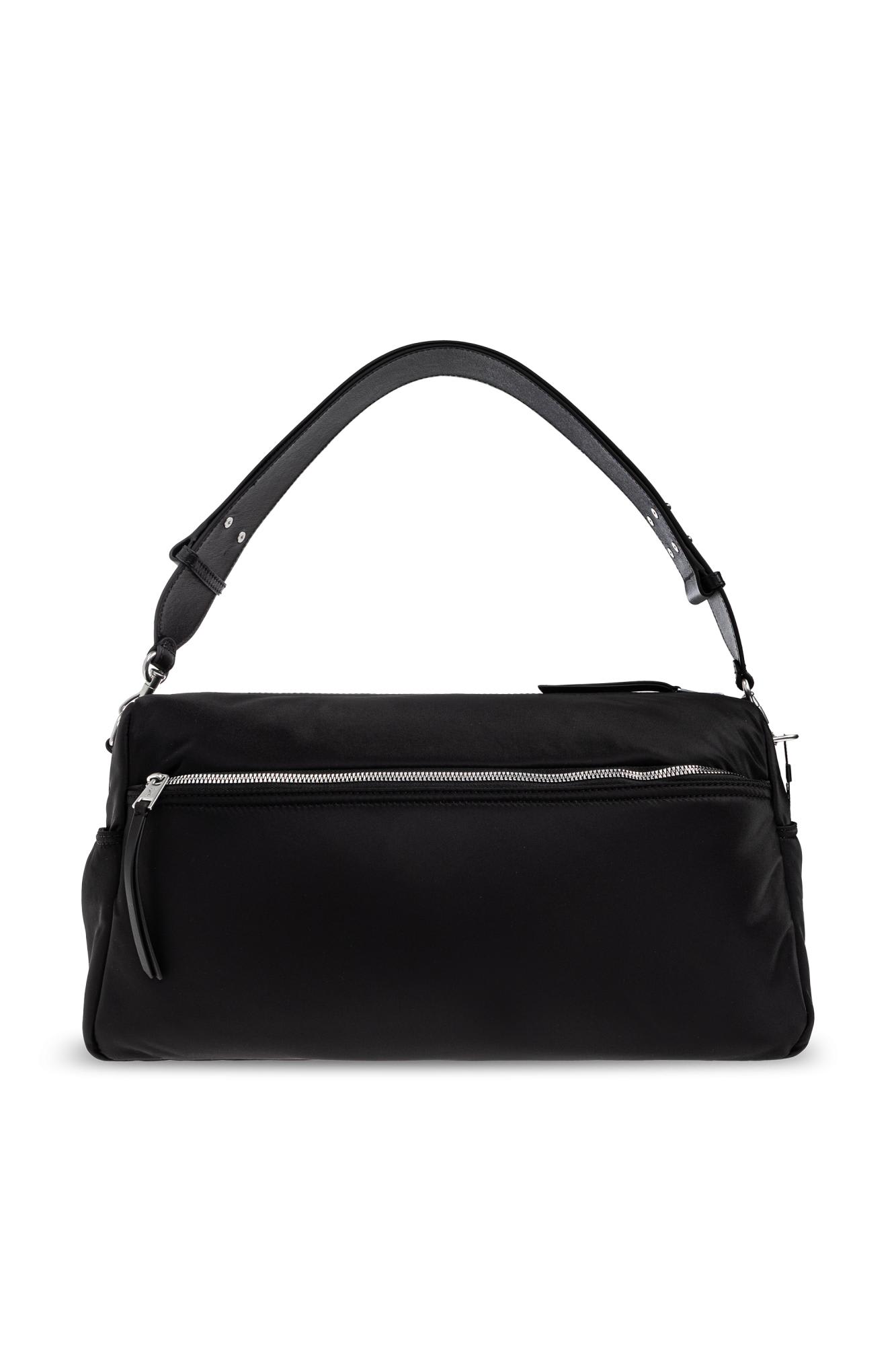 Ami Alexandre Mattiussi Ami Paris Men Marcel Nylon Shoulder Bag In Black