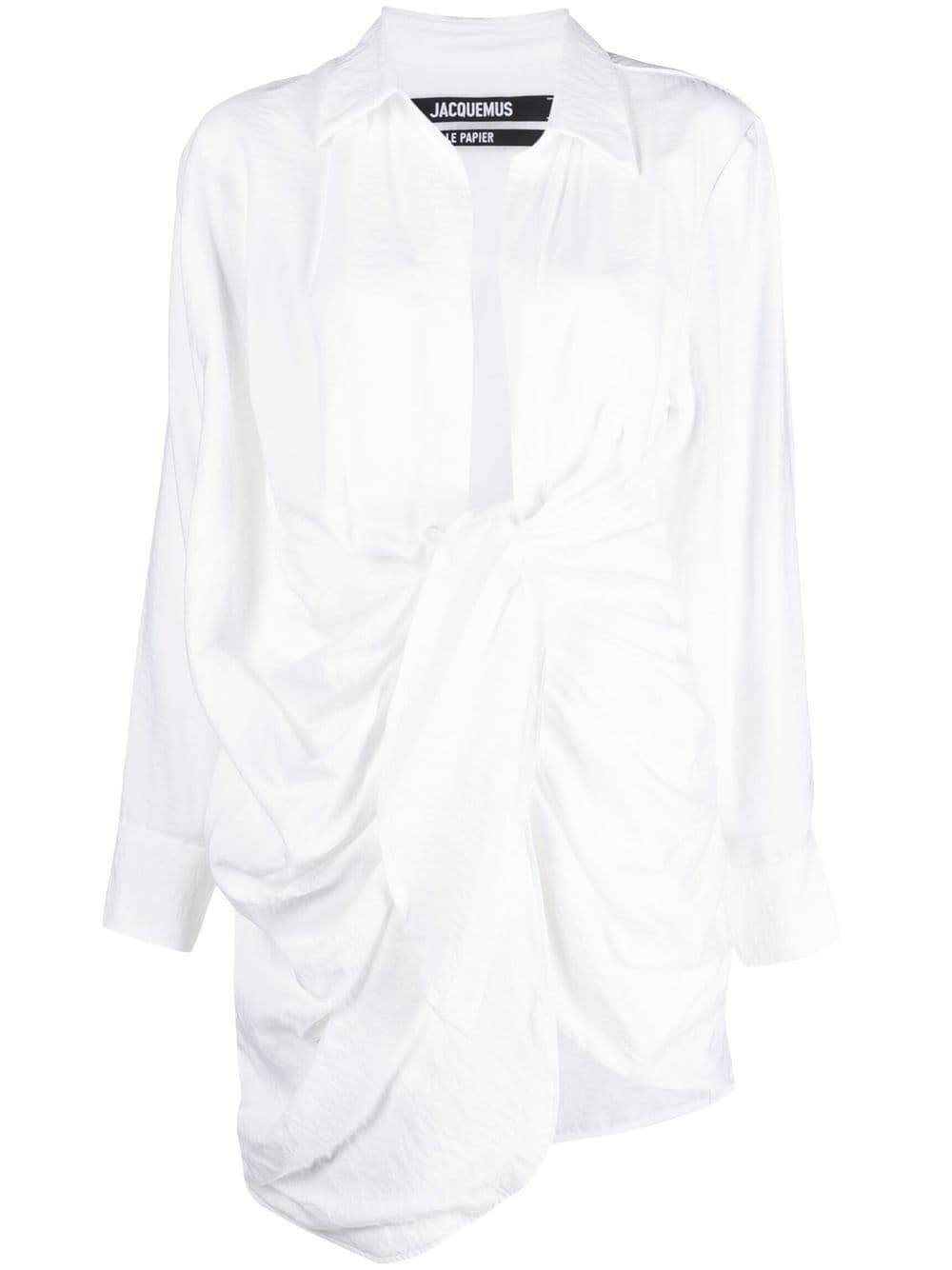 Shop Jacquemus La Robe Bahia In White