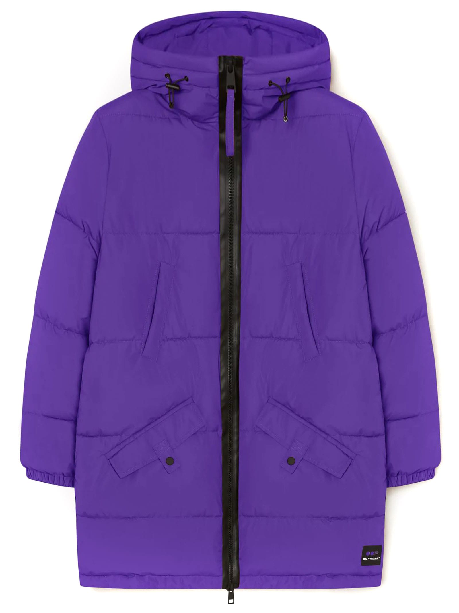 OOF Wear Purple Fabric Long Jacket