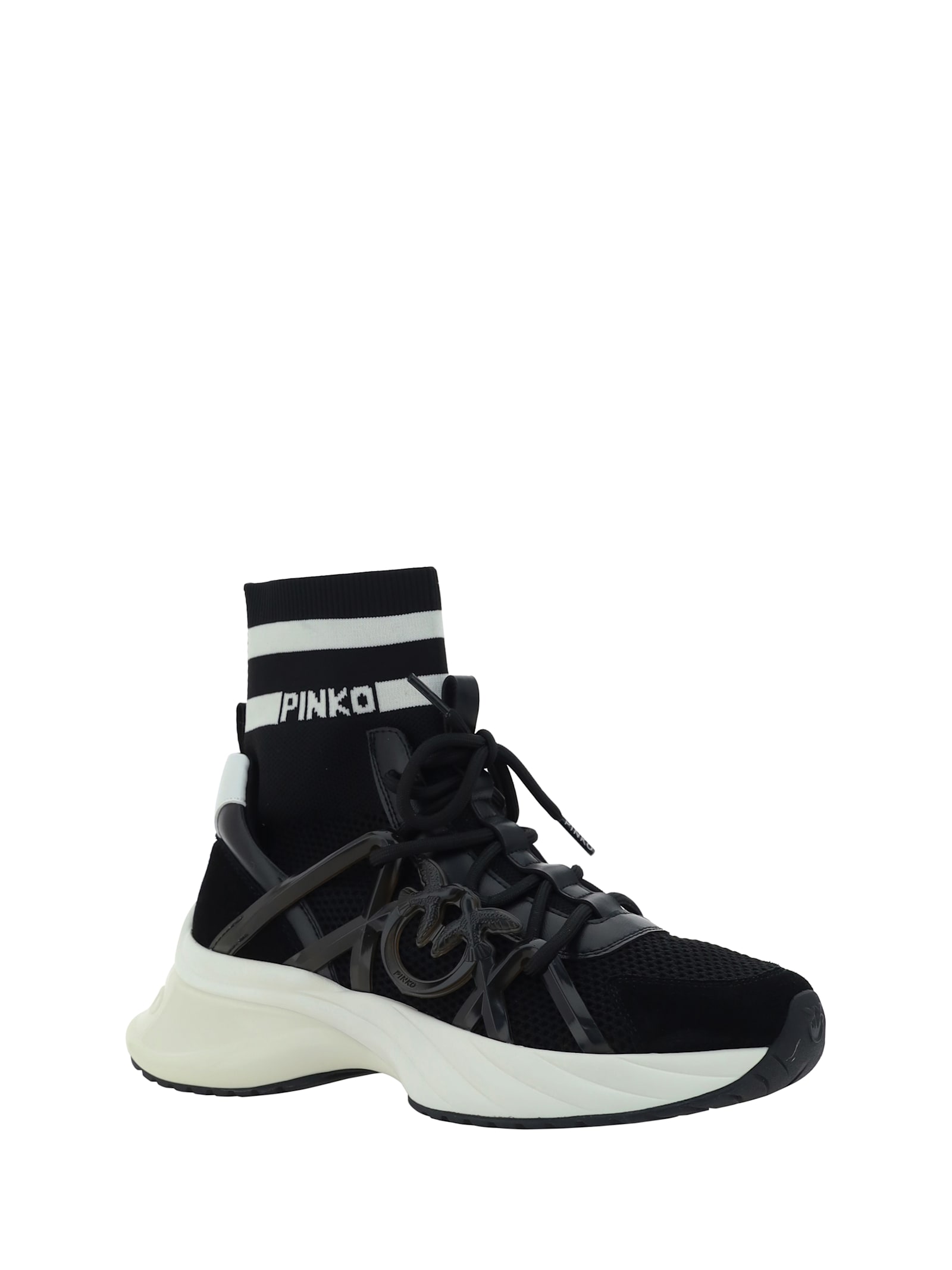 Shop Pinko Ariel 05 Sneakers In Black