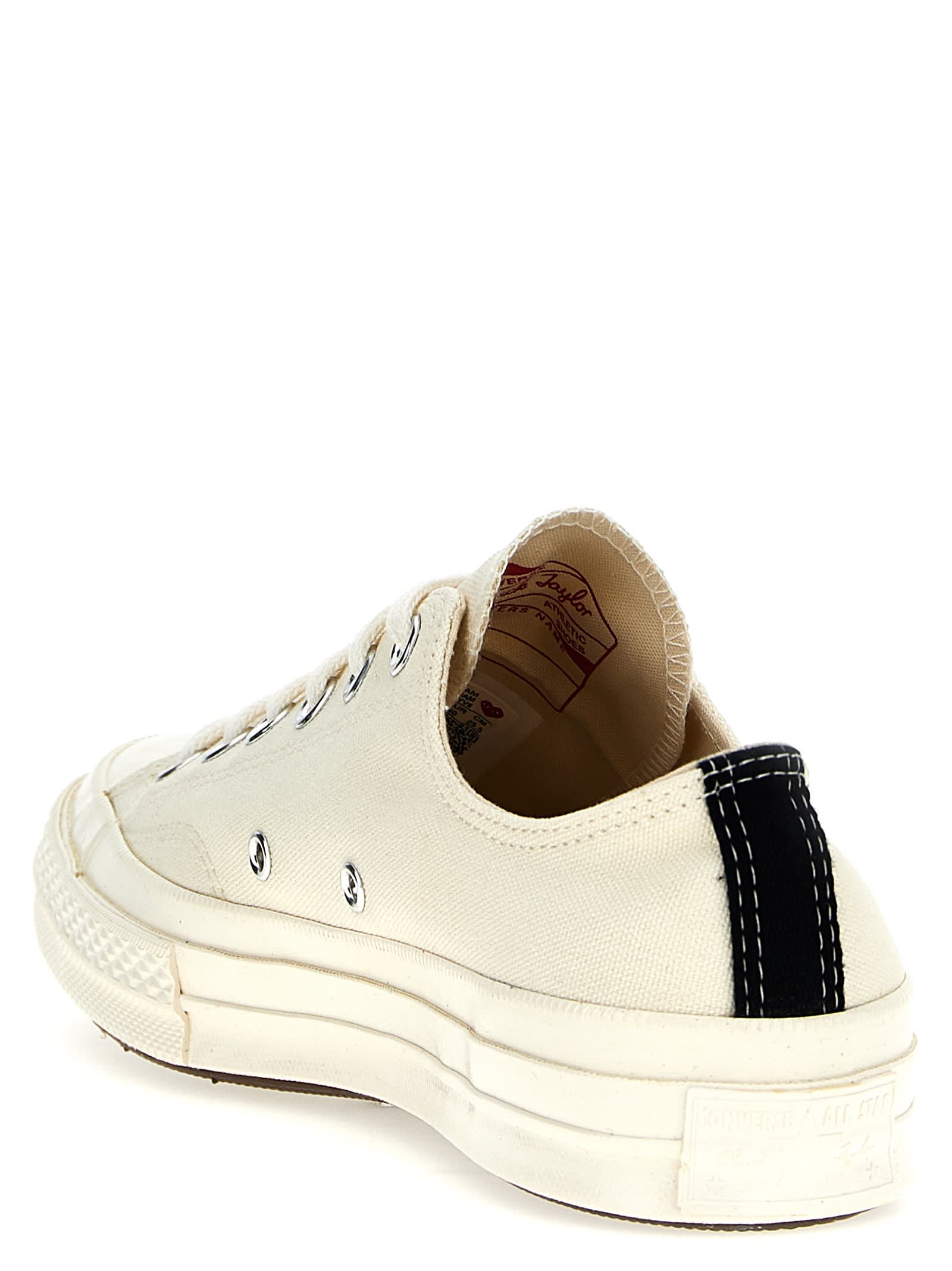 Comme Des Garçons Play Comme Des Garons Sneakers Play X Converse In White