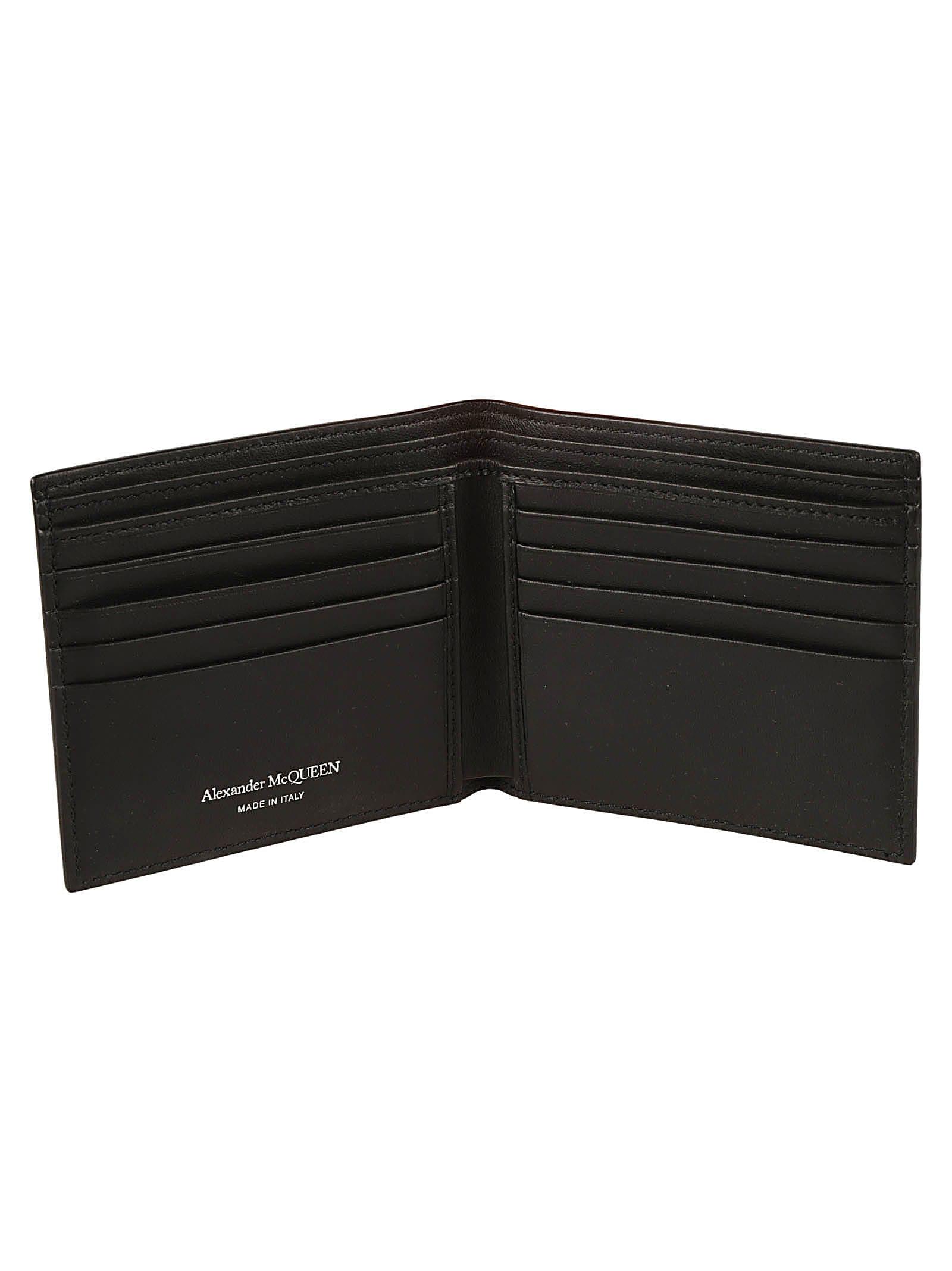 Shop Alexander Mcqueen Billfold Card Case In Black