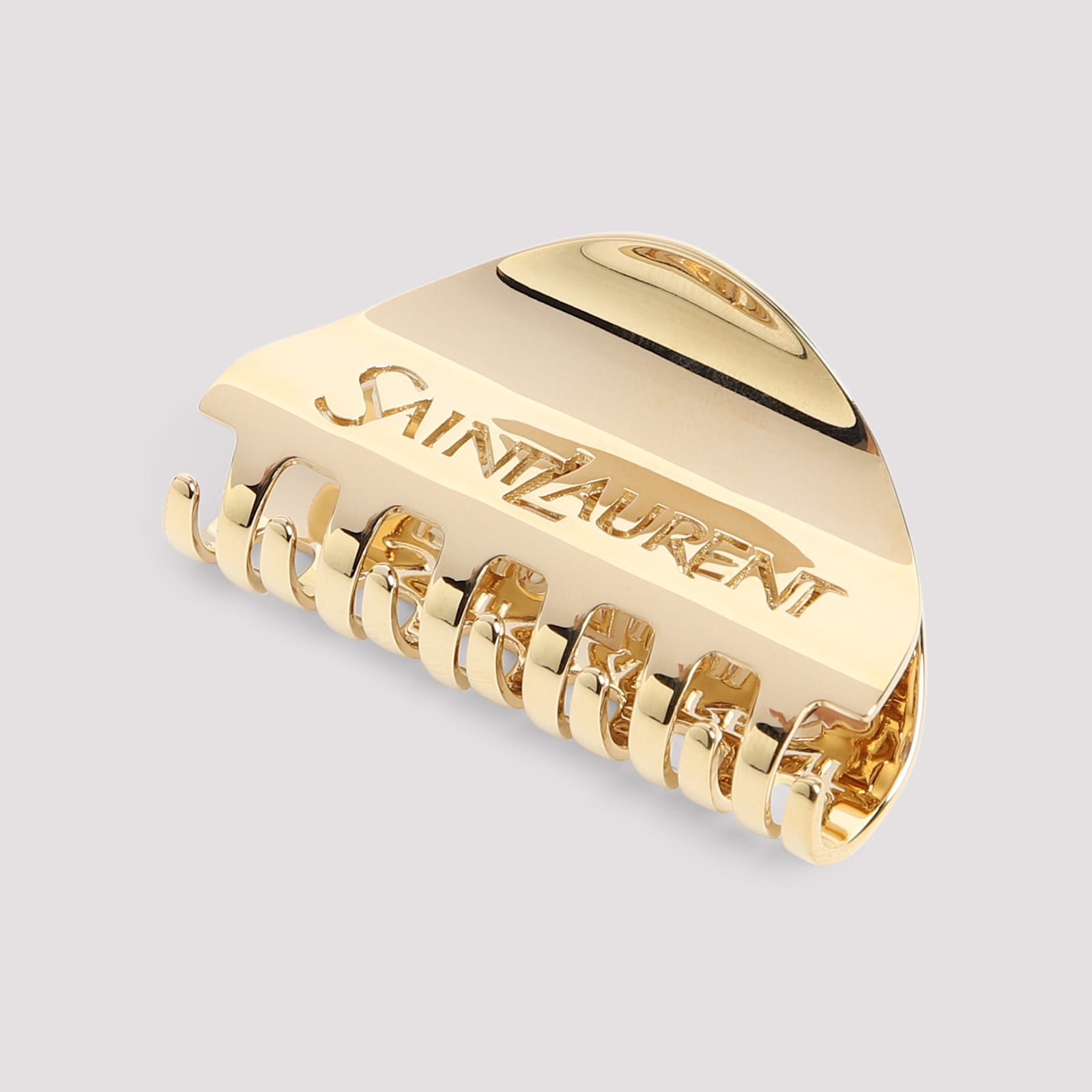 Saint Laurent Hair Accessories Metallic In Gold