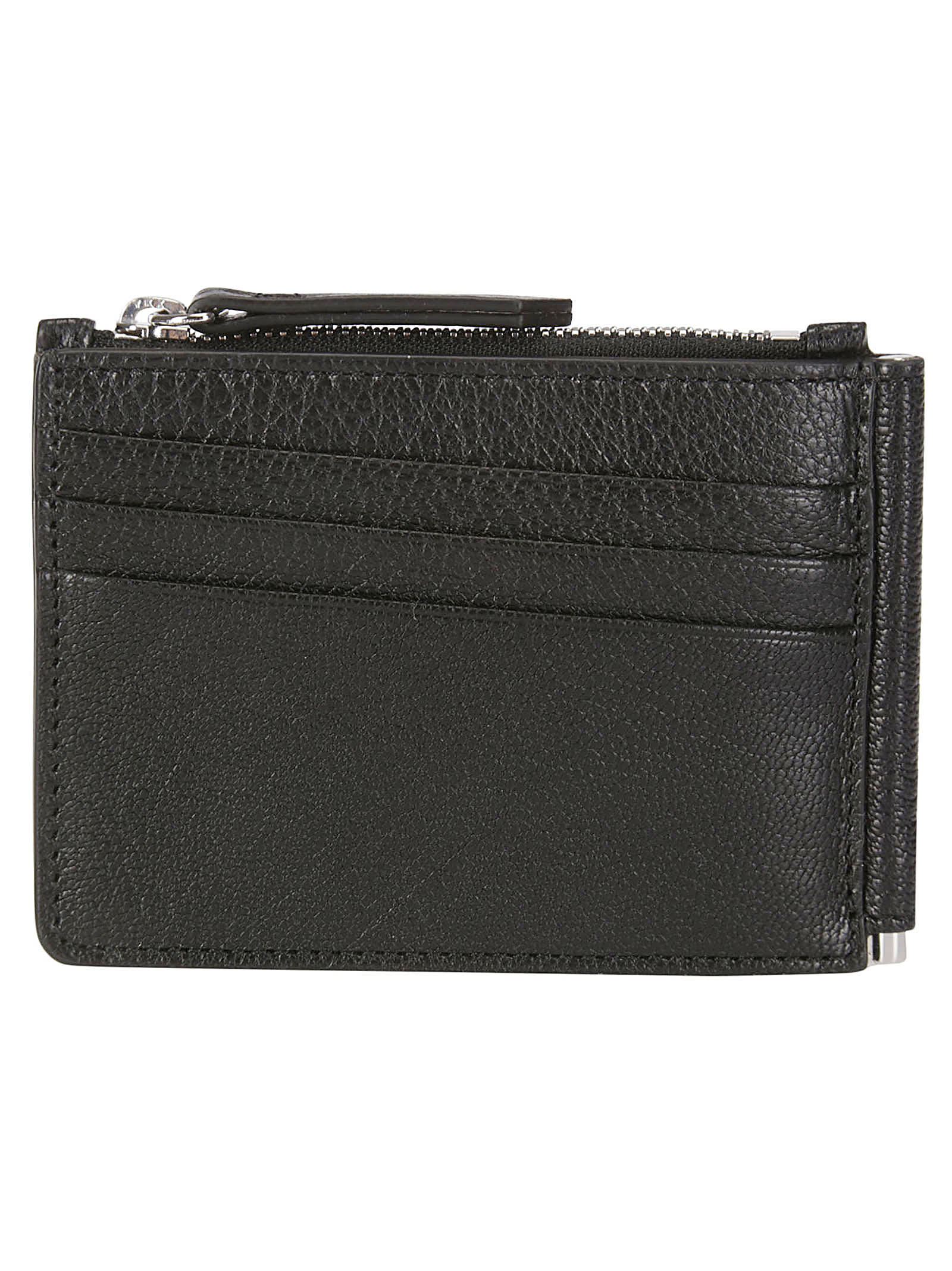 Shop Maison Margiela Wallet Slim 2 Pincer In Black