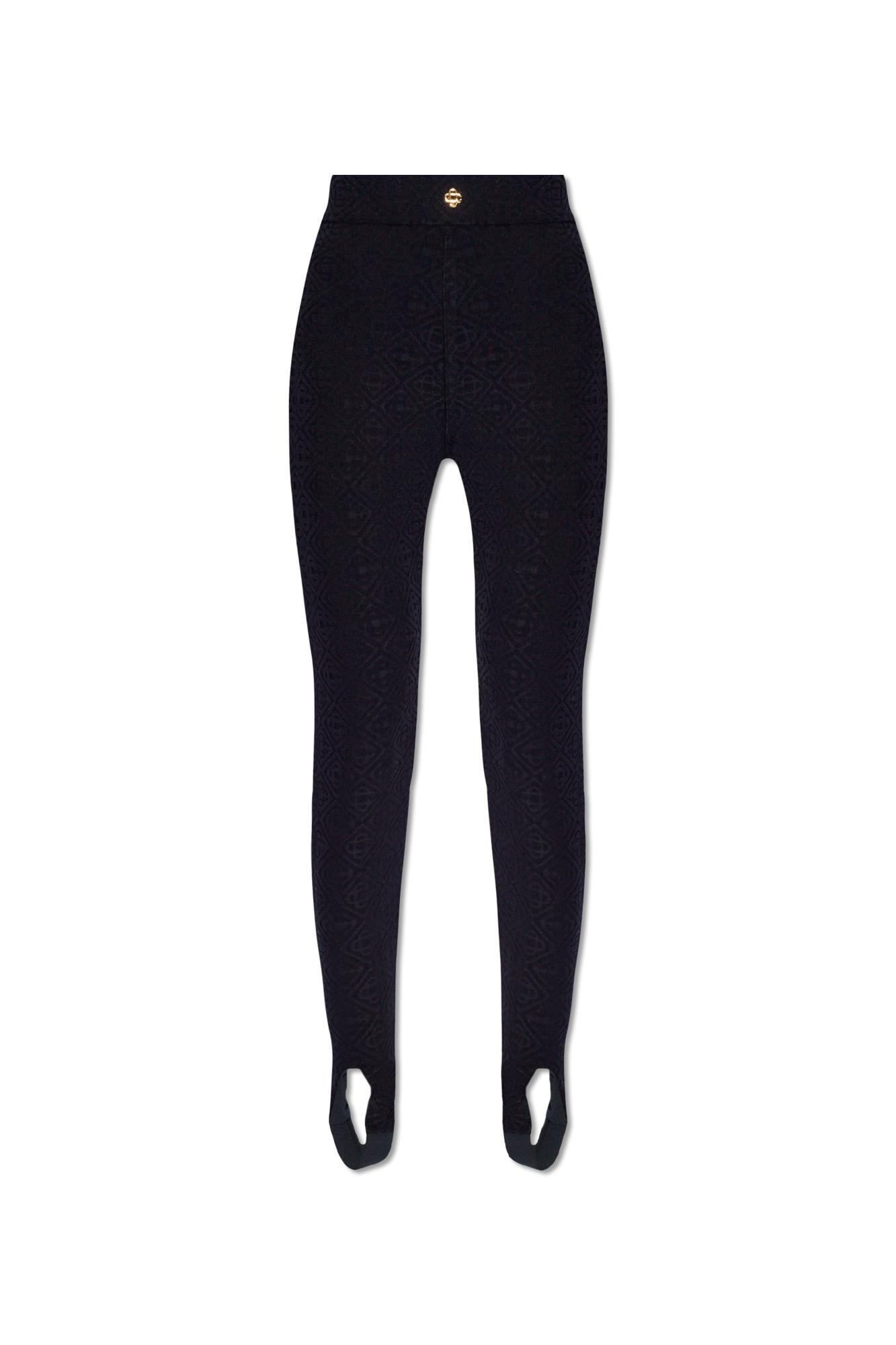 Leggings With Textured Pattern