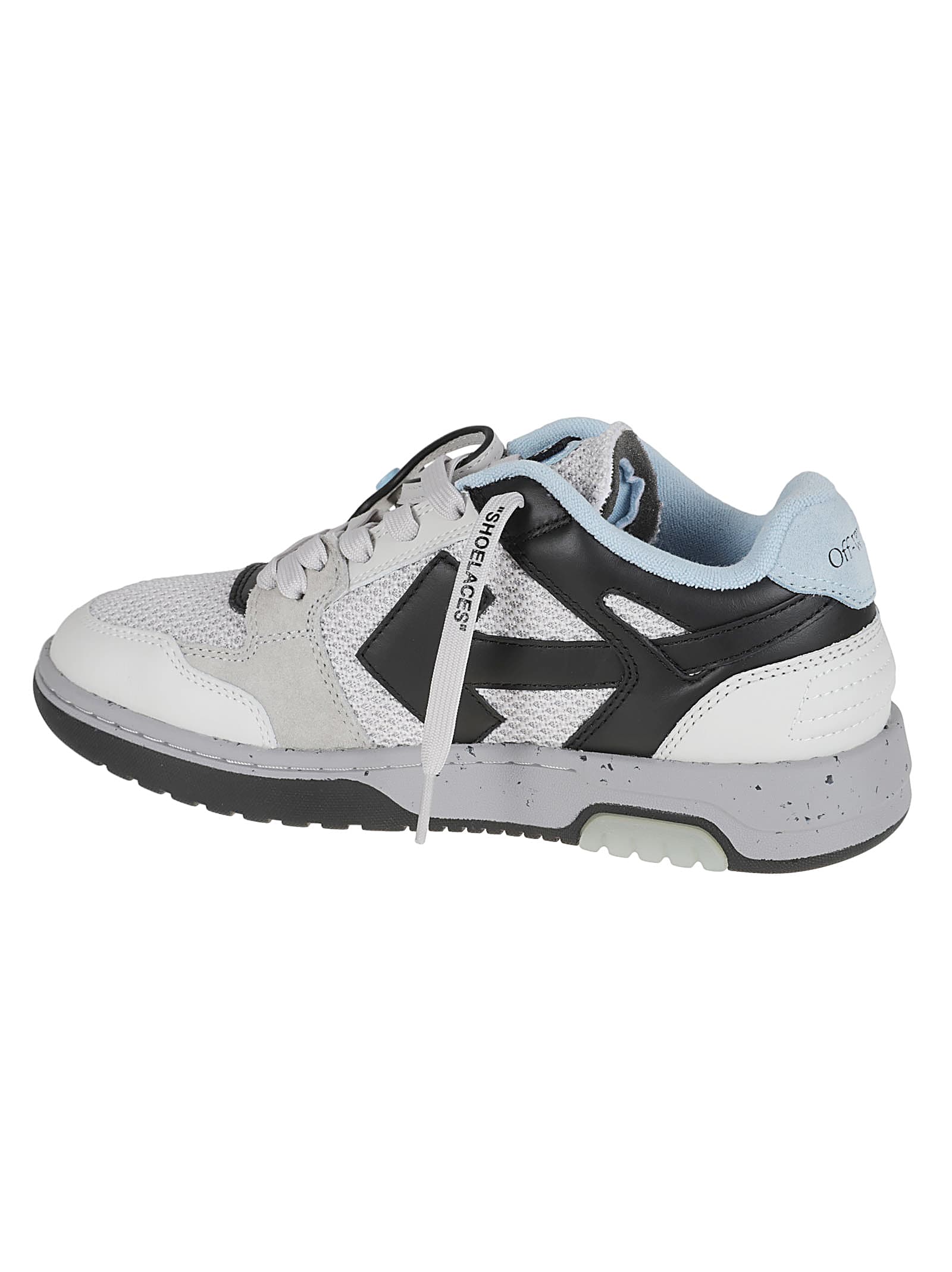 Off-white Slim Out Of Office Sneakers In Grey/black