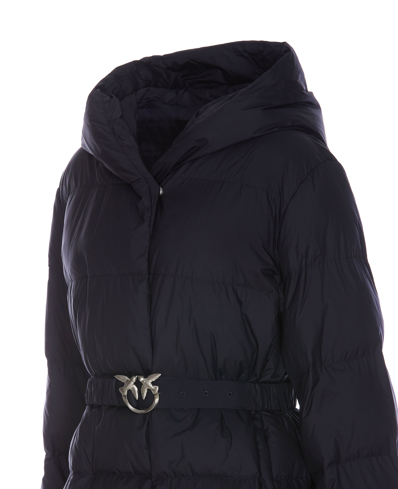 Shop Pinko Collirio Down Jacket In Blu Marino Cupo