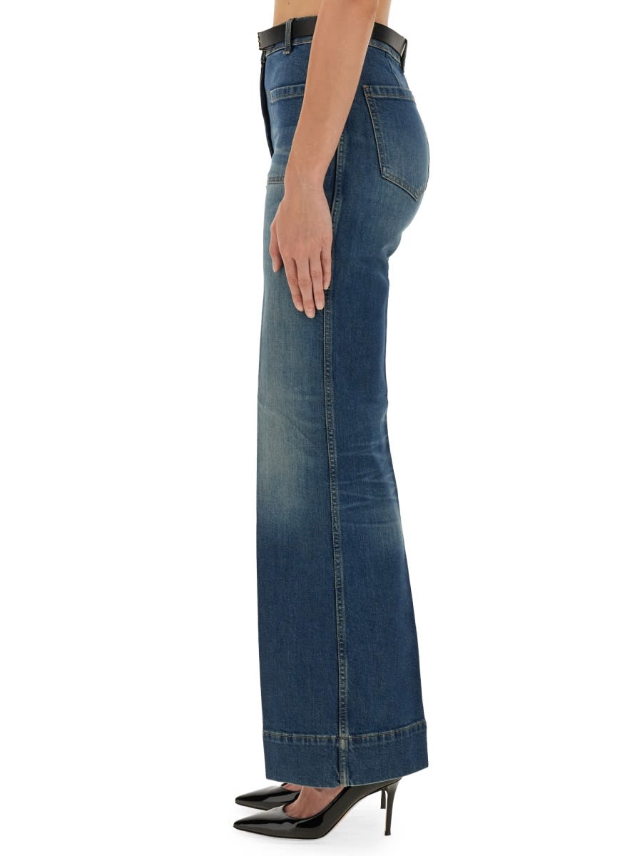 Shop Victoria Beckham Jeans Alina In Denim