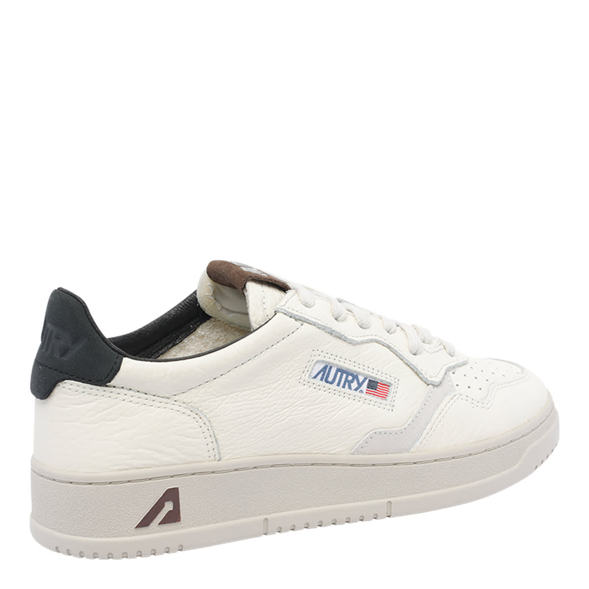 Autry Medalist Leather Low-top Sneakers In White