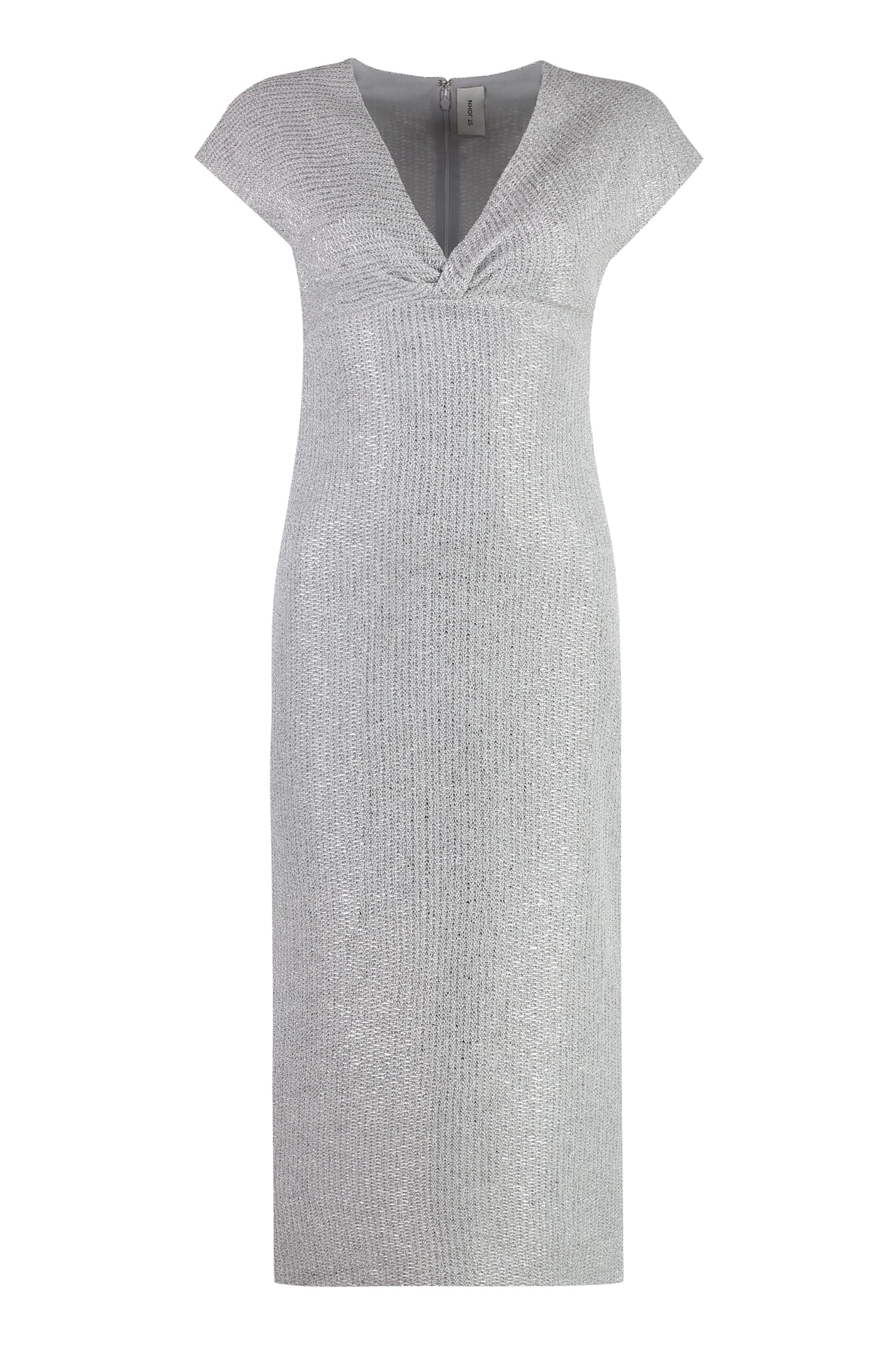 Alfieri & St. John Lurex Knit Dress