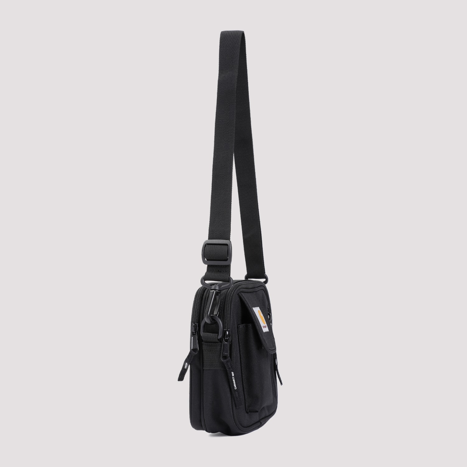 Carhartt Essentials Logo Patch Messenger Bag In Black