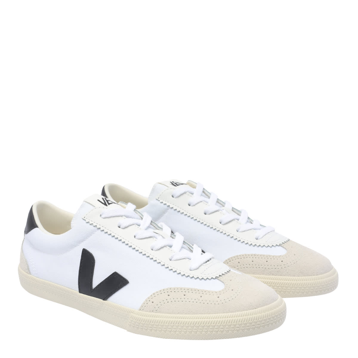 Shop Veja Volley Sneakers In White