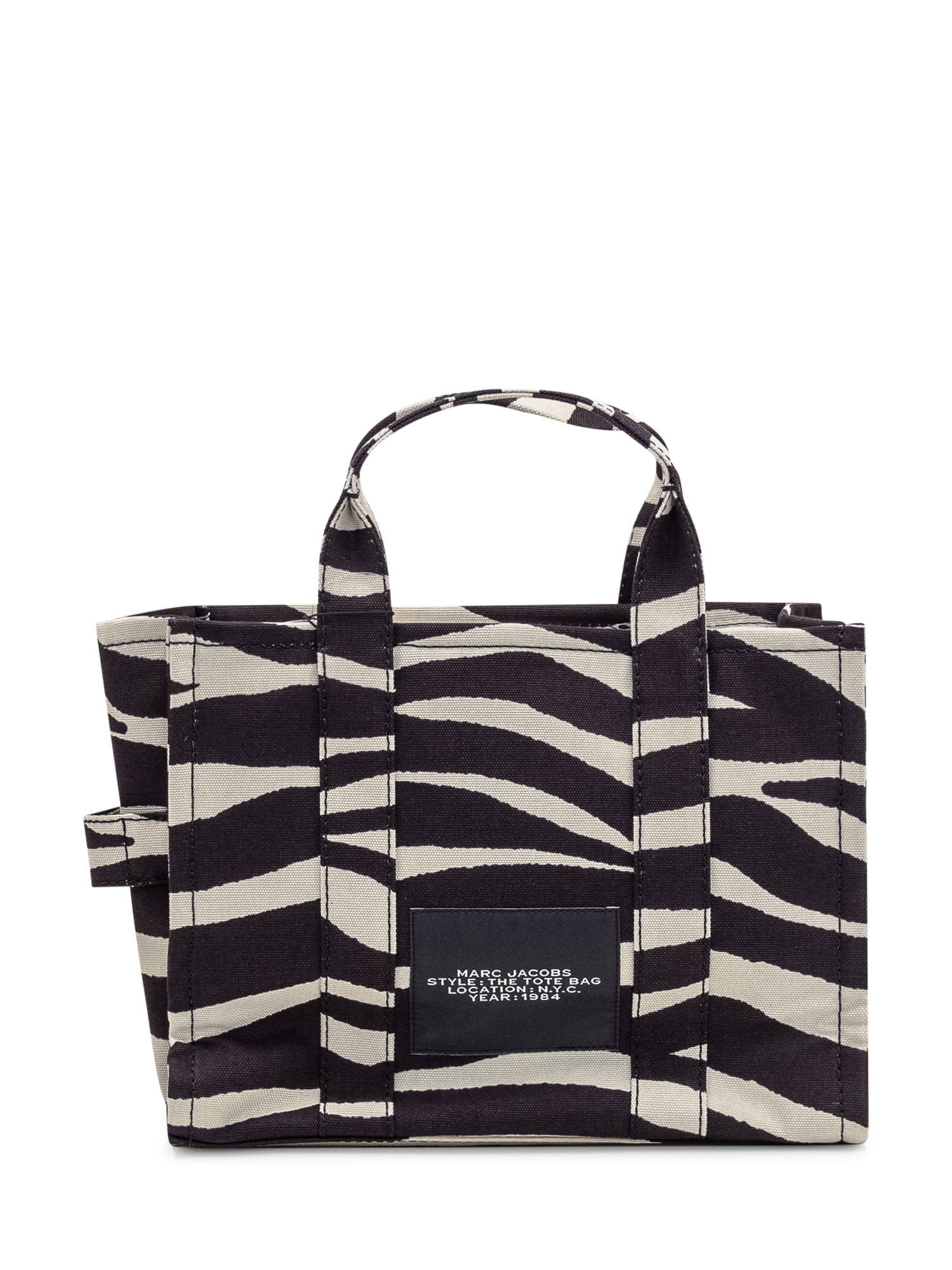 Shop Marc Jacobs The Medium Tote Bag In Black/white