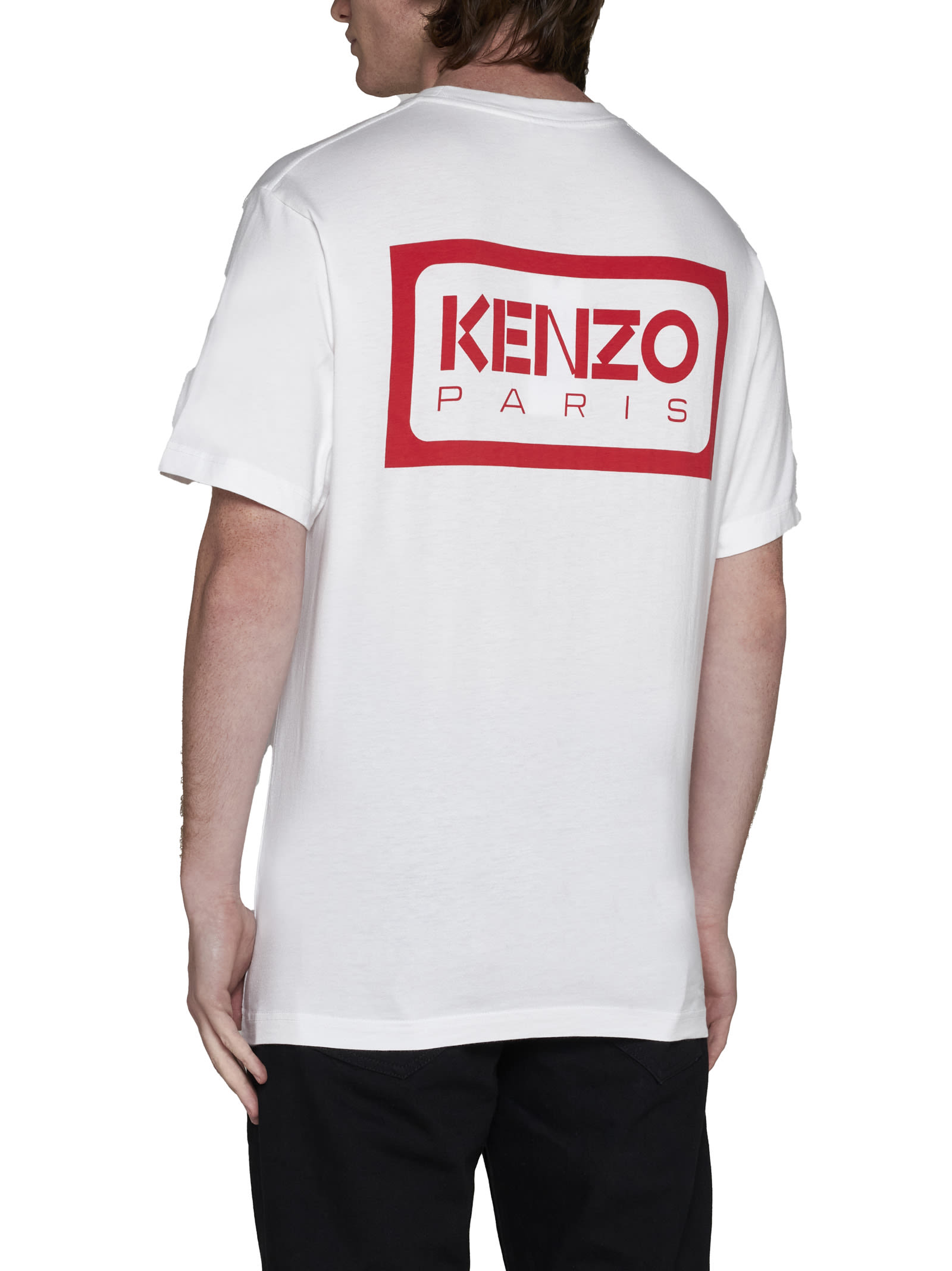 Shop Kenzo T-shirt In Beige