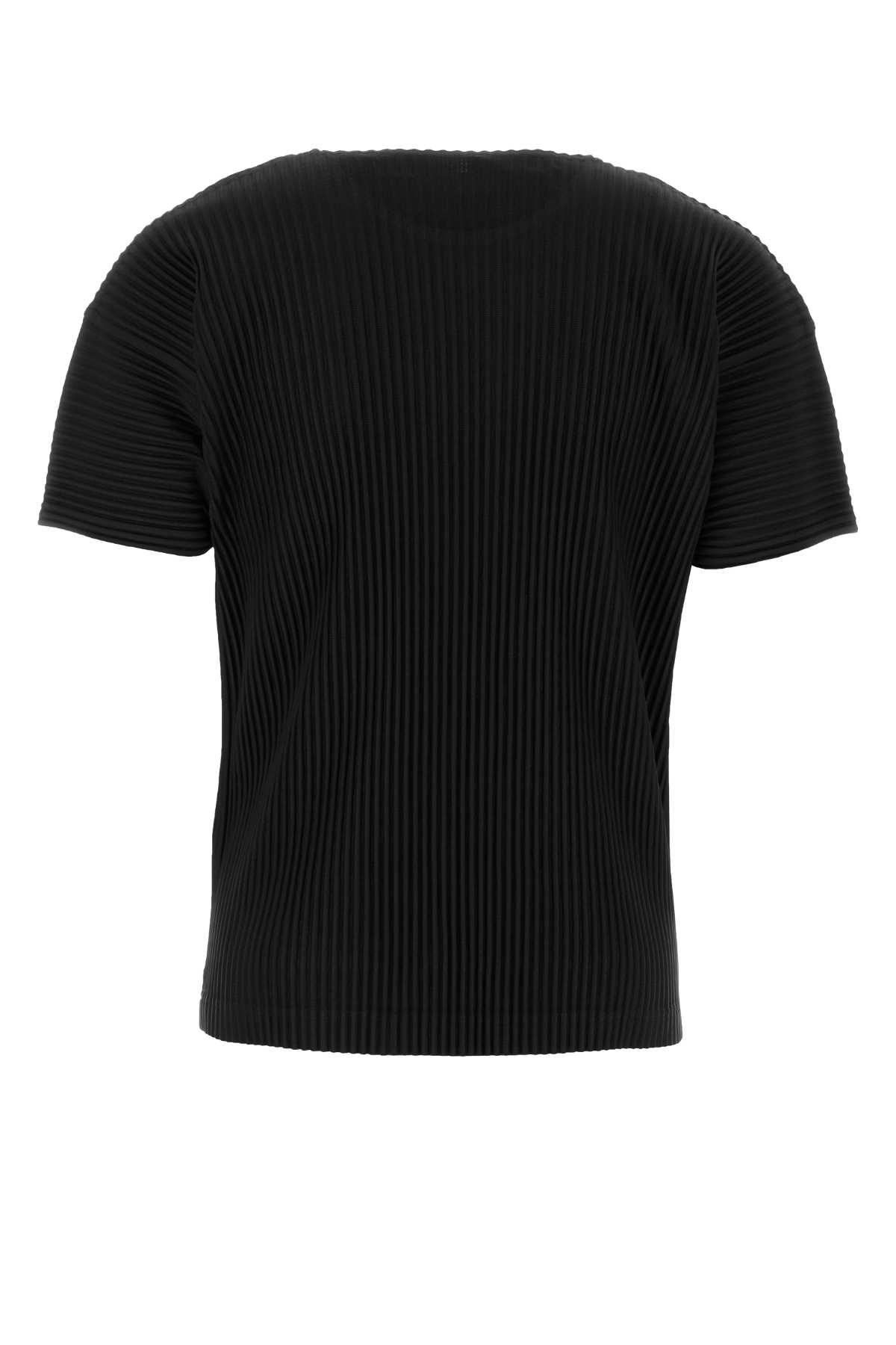 Issey Miyake Black Basics T-shirt In Black