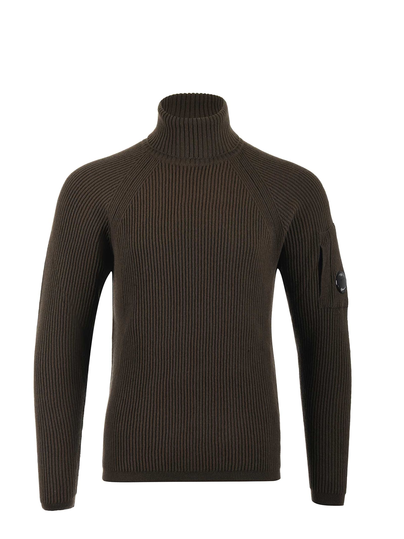 C.P. COMPANY C.P. COMPANY RIBBED WOOL BLEND TURTLENECK 