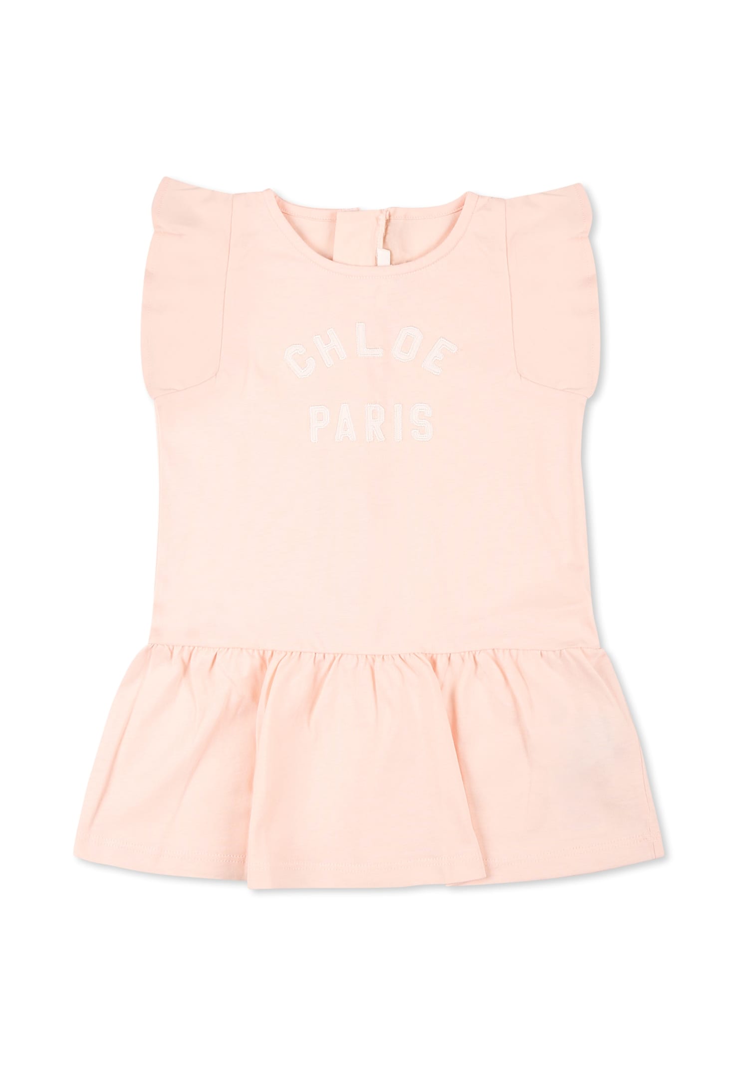 Chloé Cotton Dress In Pink