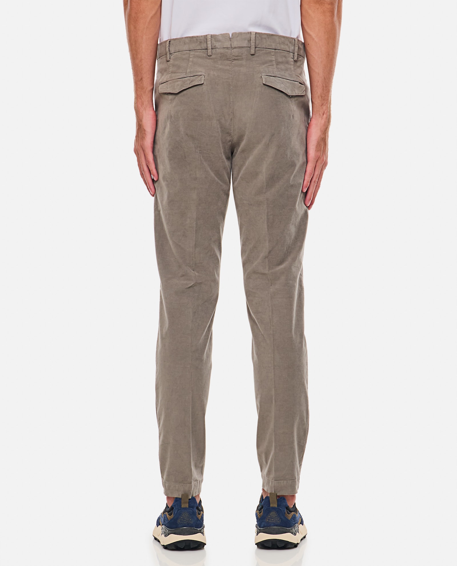 Pt Torino Pleated Zip-fly Regular Trousers In Grey