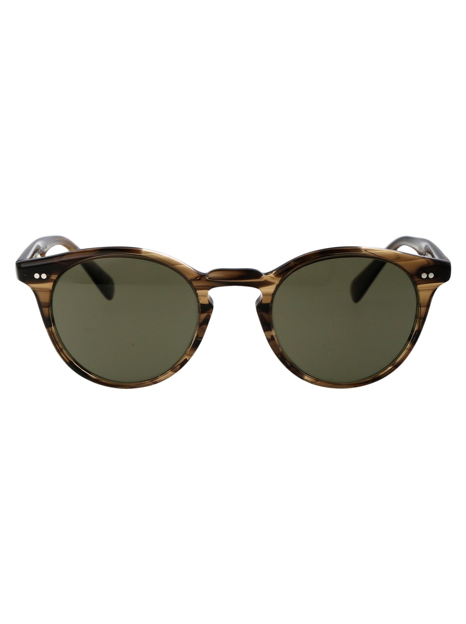 Oliver Peoples Romare Sun Sunglasses In 179152 Olive Smoke