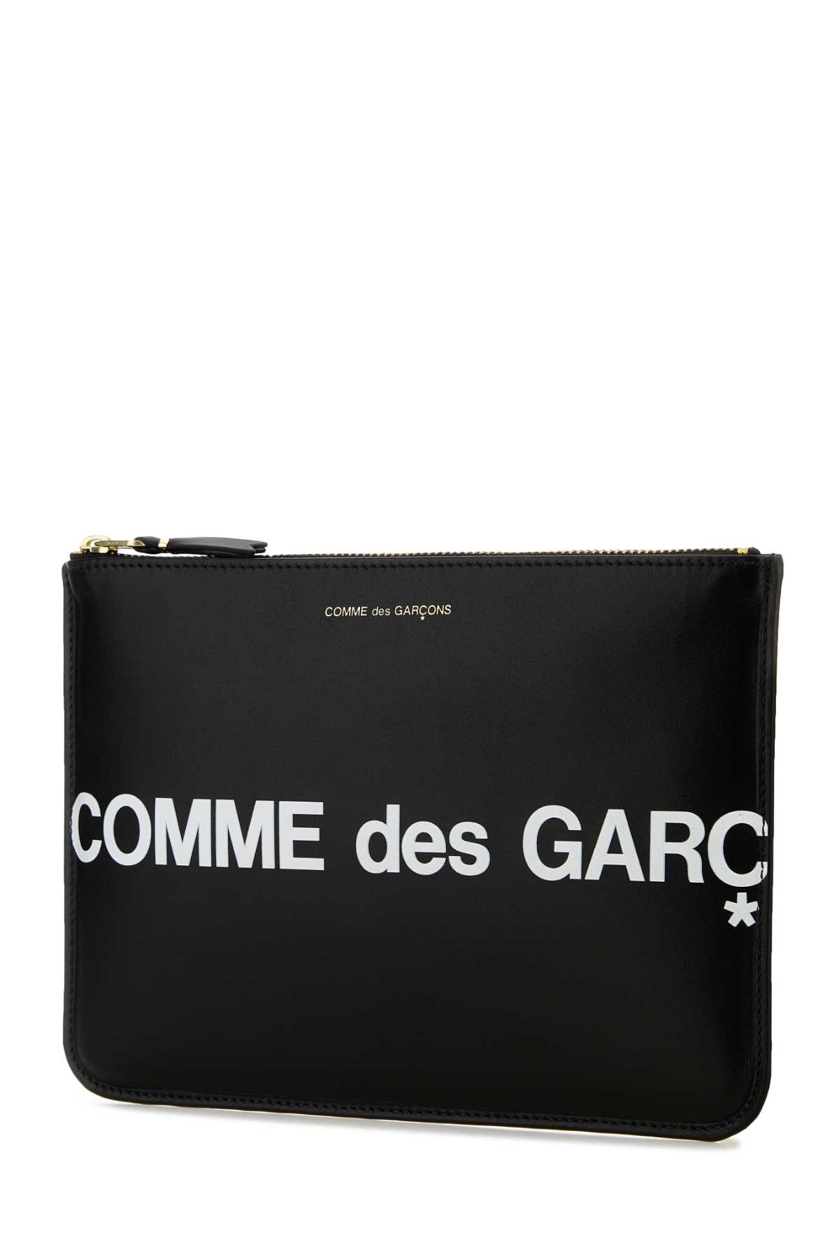 Shop Comme Des Garçons Black Leather Pouch