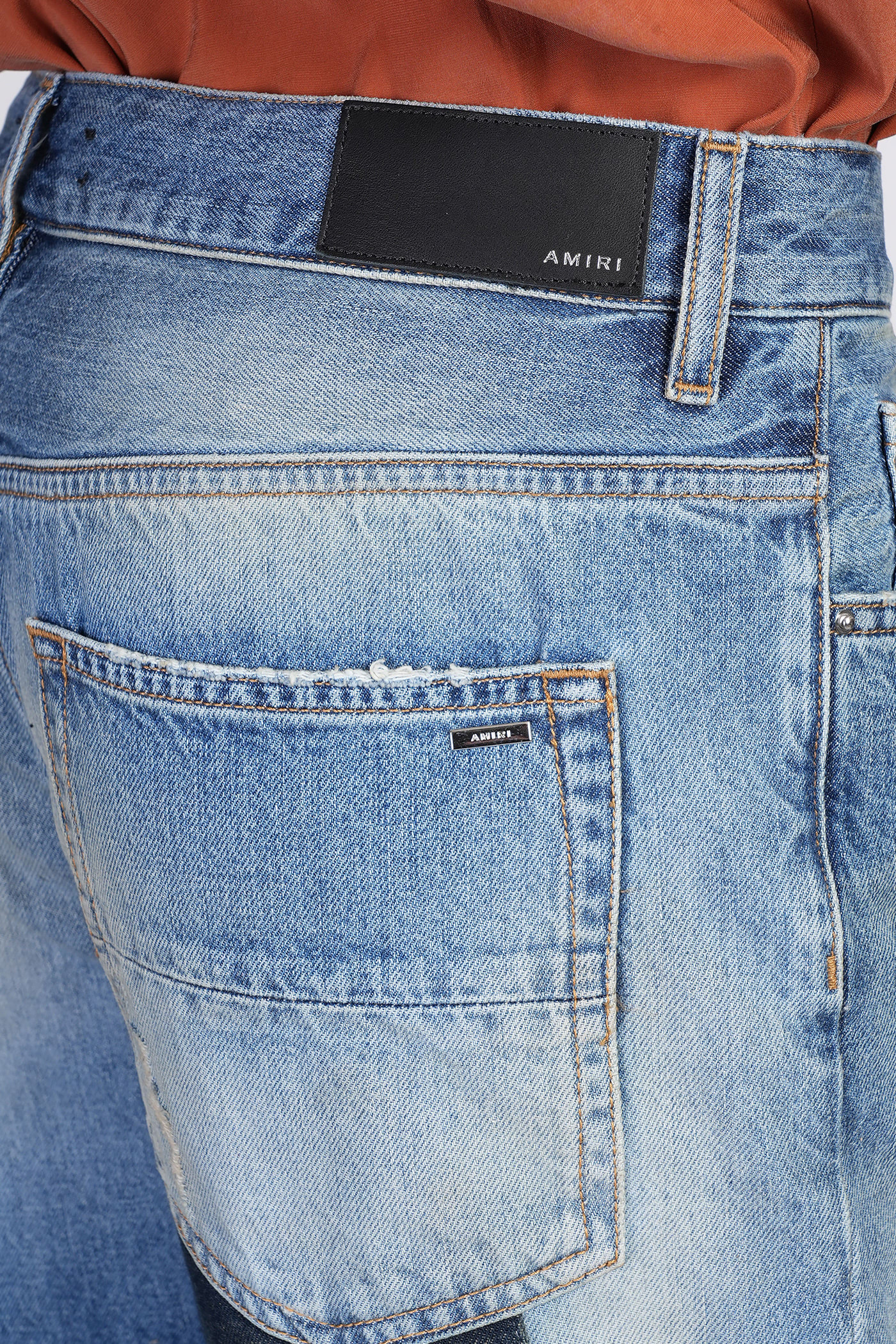 Amiri Jeans In Blue Denim In Blue