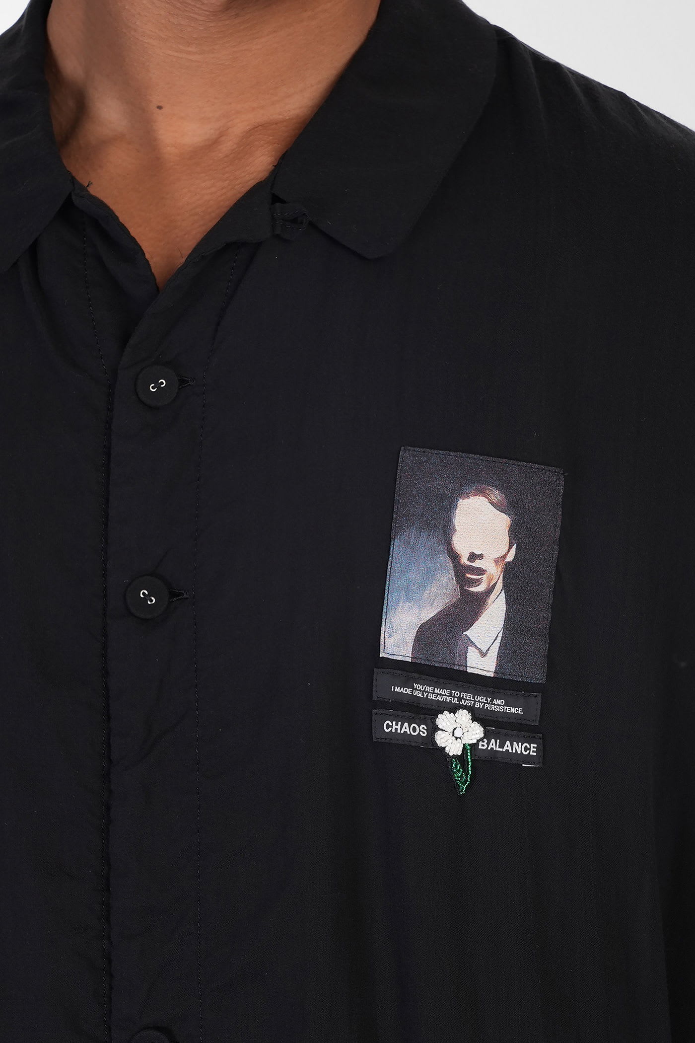 Undercover Shirt In Black Cotton In Black