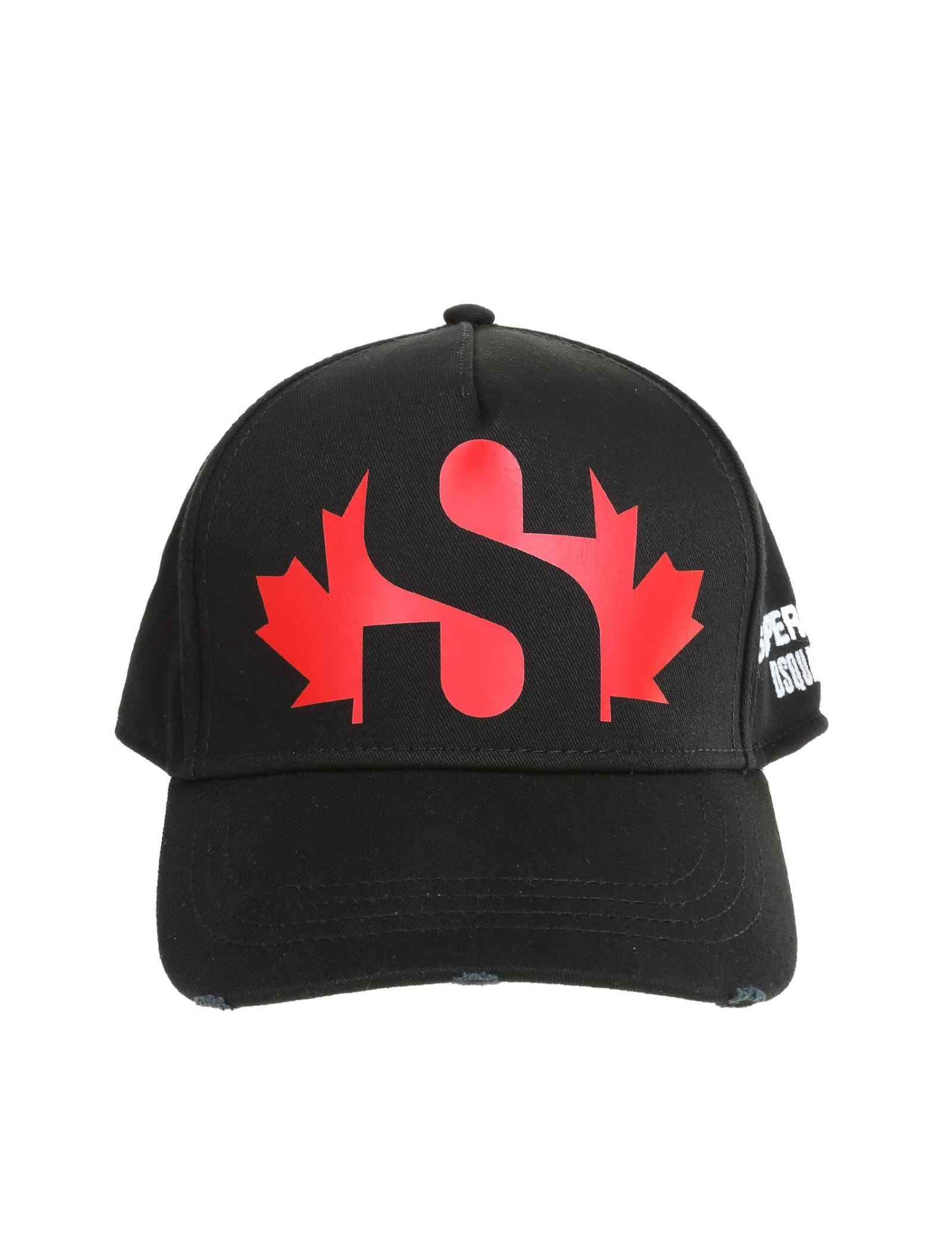 Dsquared2 Superga Capsules Baseball Hat In Black Fabric